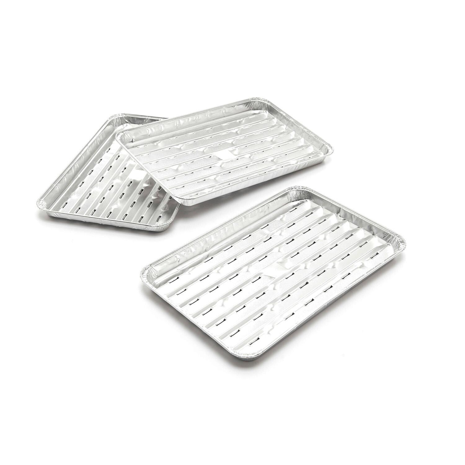 GrillPro Aluminum Perforated Grilling Trays - 3 Pack - 50426 - Trays - White Background thumbnail