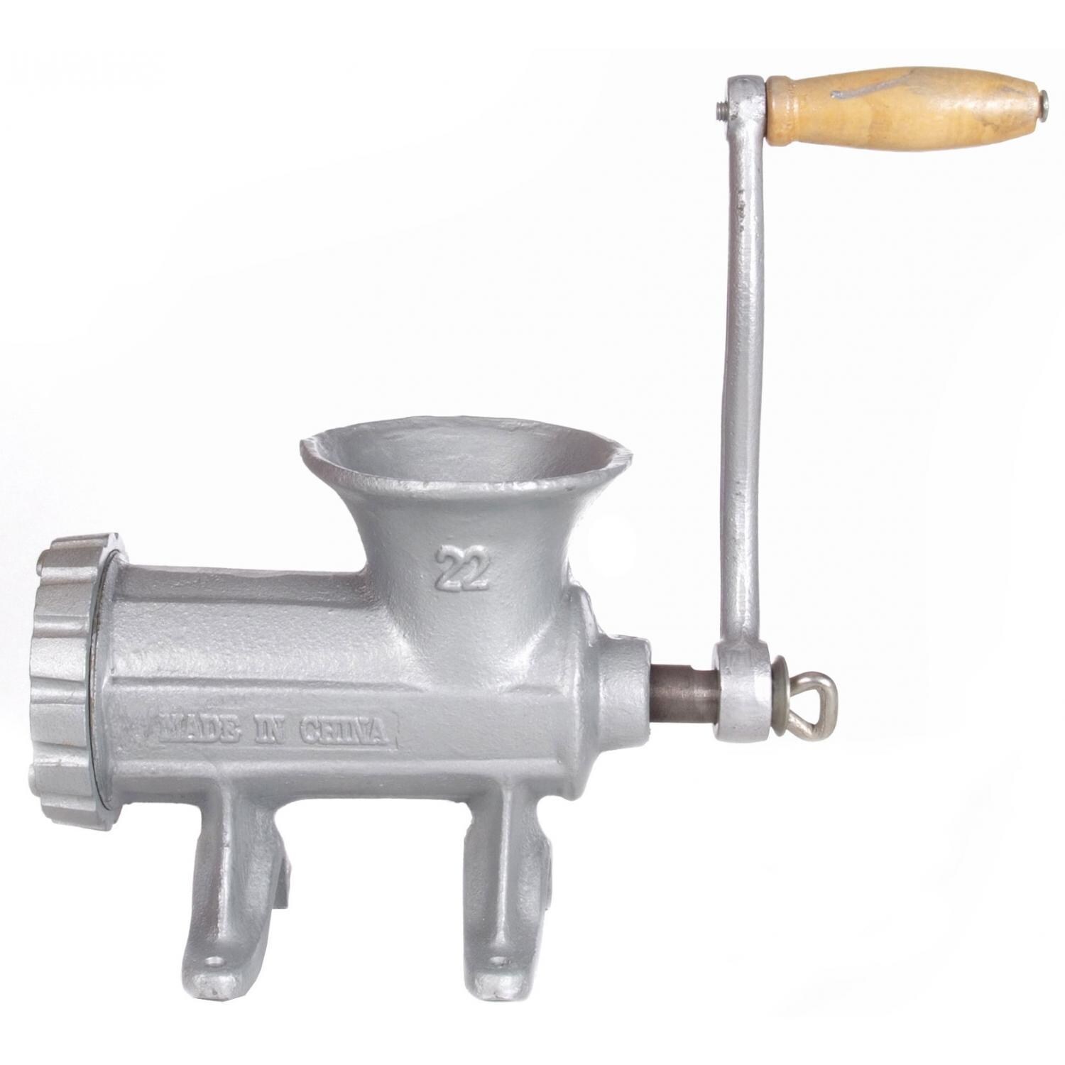 Cajun Cookware 4 Pound Per Minute Meat Grinder - Side View thumbnail