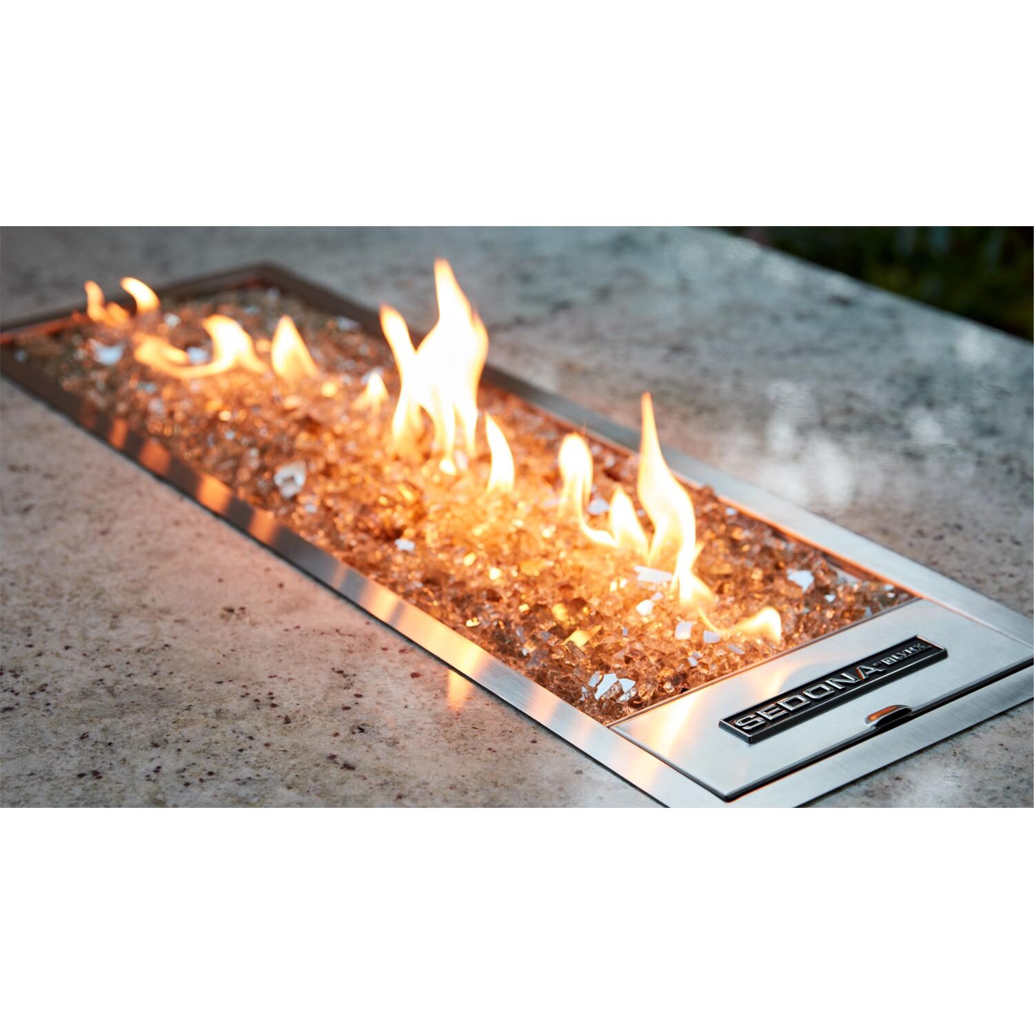 Sedona by Lynx 60-Inch Ready To Finish Fire Pit - Burner Detail (Fire Glass Not Included) thumbnail