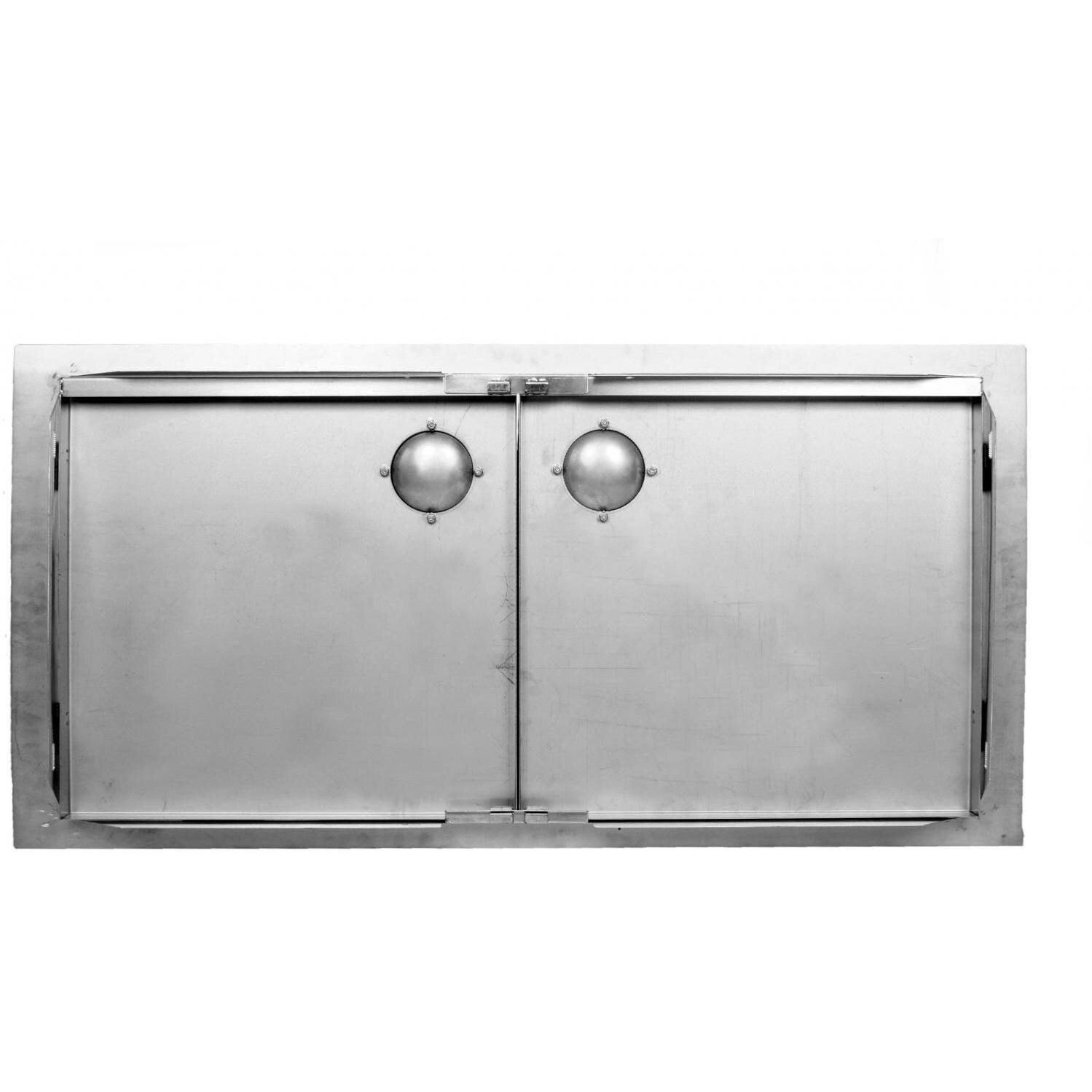 Luxor Slimline 42 Inch Double Access Door - AHT-ADB-42Rear View thumbnail