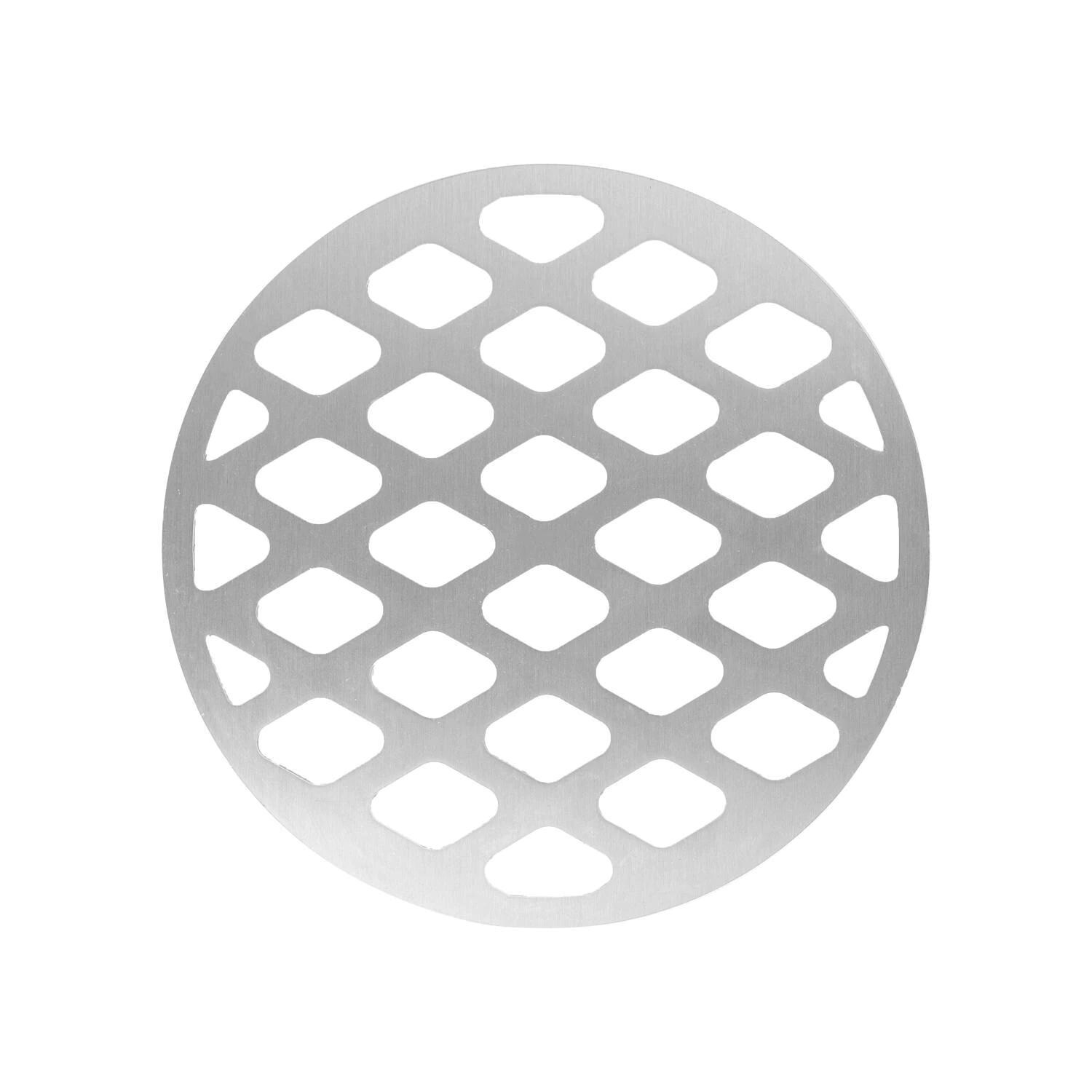 BBQGuys Signature BBQ-KCGG-18-SS Stainless Steel Grill / Griddle Combo For 18-Inch Kamado Grills - Grate W/ Out Griddle