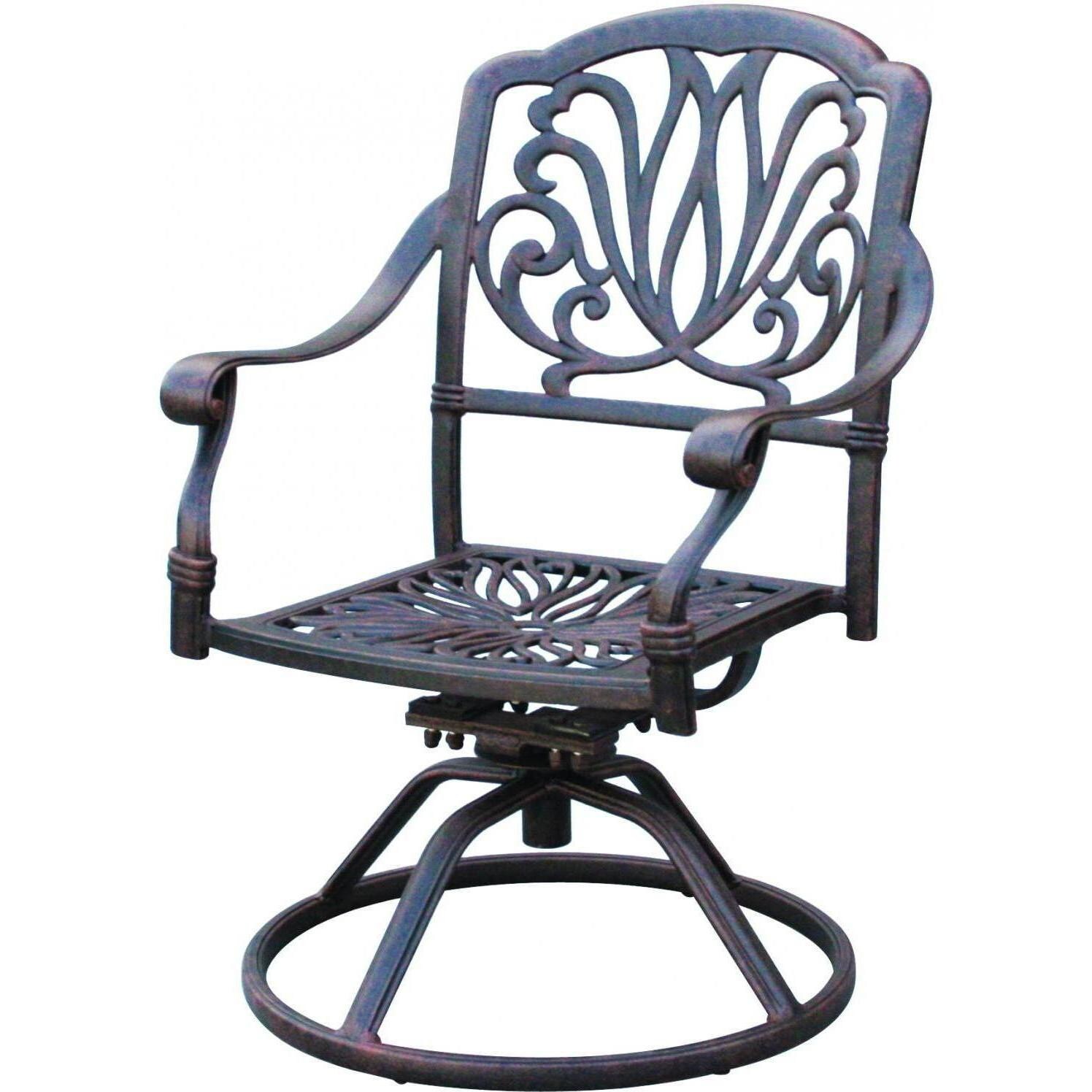 Darlee Elisabeth Patio Swivel Rocker Dining Chair - Frame thumbnail