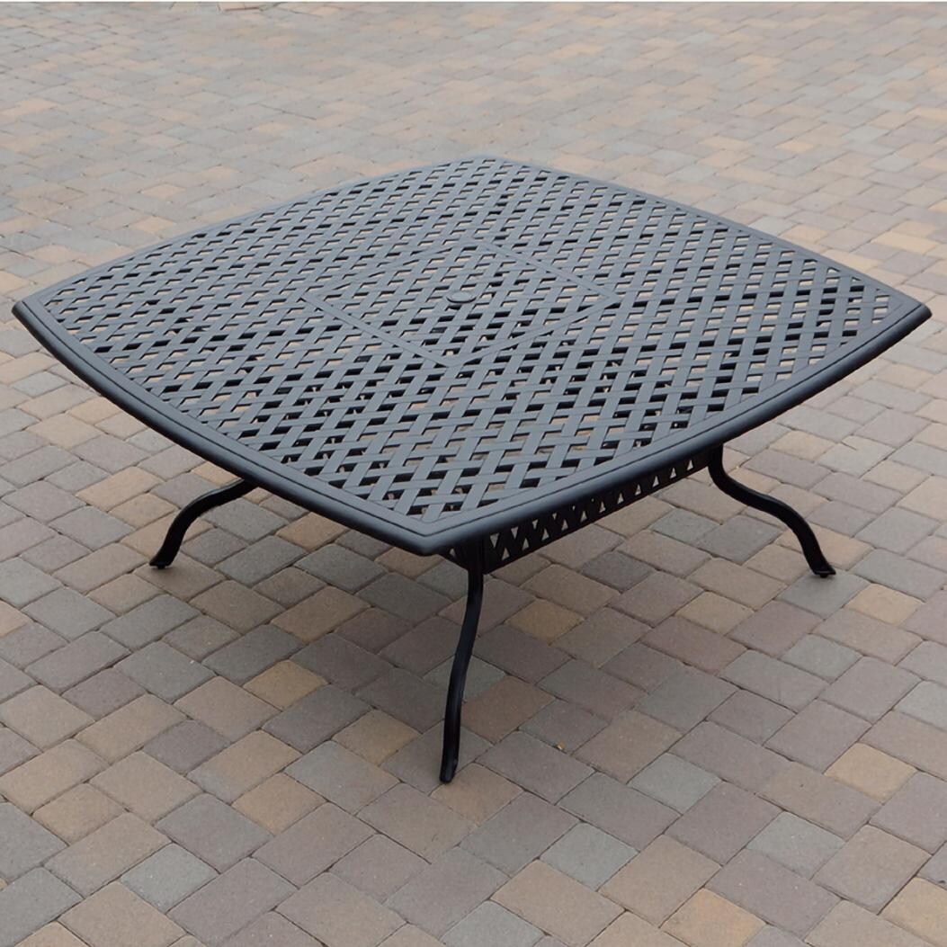 Darlee B/DL503-10PCAR-30W3932 Ten Star 10 Pc Cast Aluminum Swivel Rocker Dining Set in Antique Bronze - Table - Lifestyle thumbnail