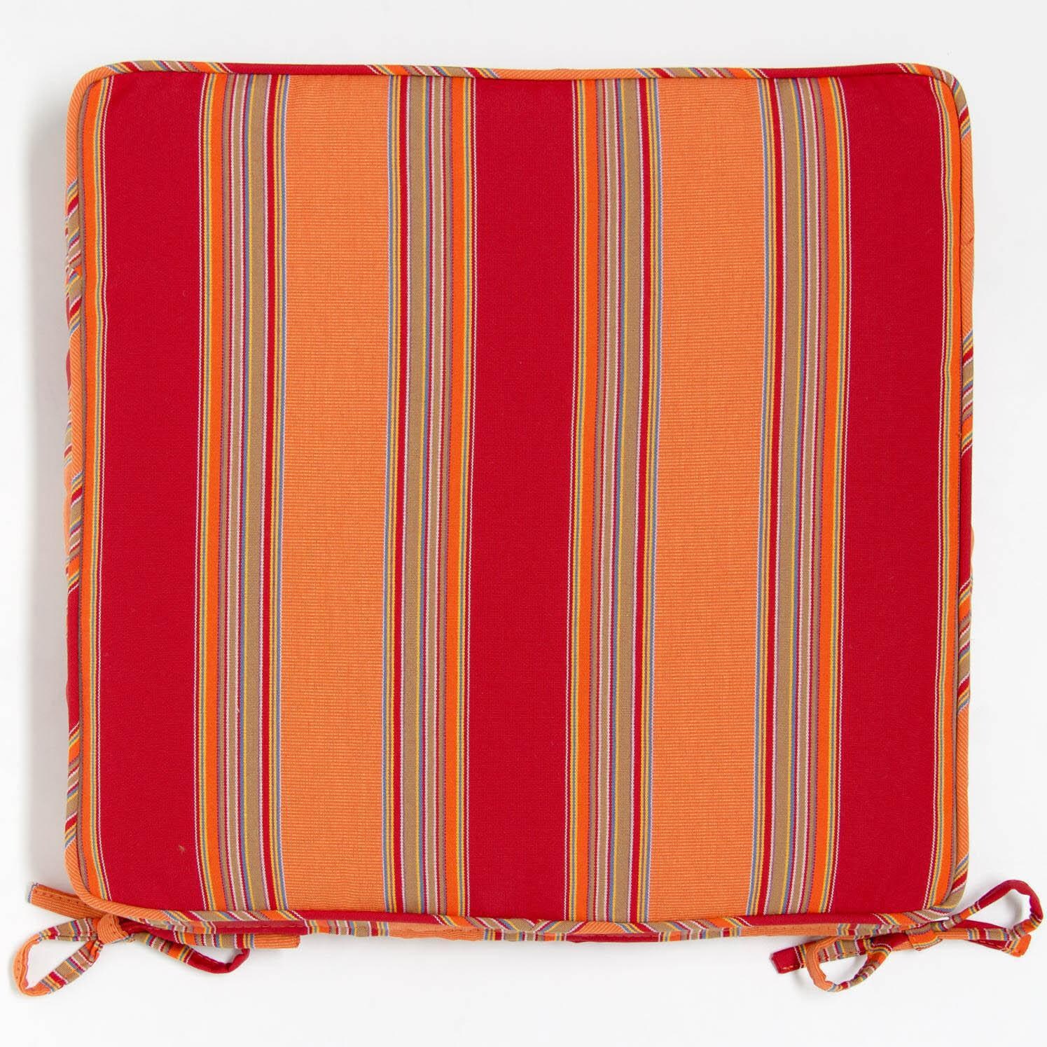 Extra Large Replacement Seat Cushion With Piping - Top View
