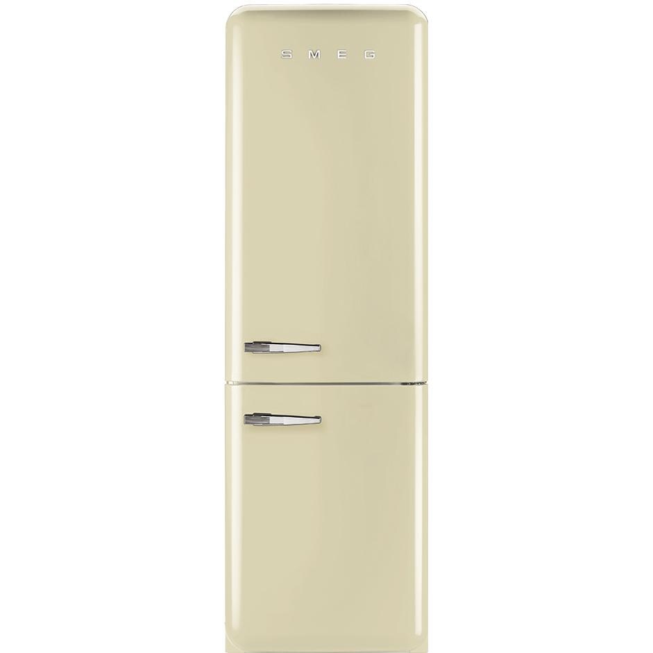 Smeg 50s Retro Style 11.7 Cubic-Foot Refrigerator With Automatic Bottom Freezer - Cream - Right Hinge - FAB32UCRRN thumbnail