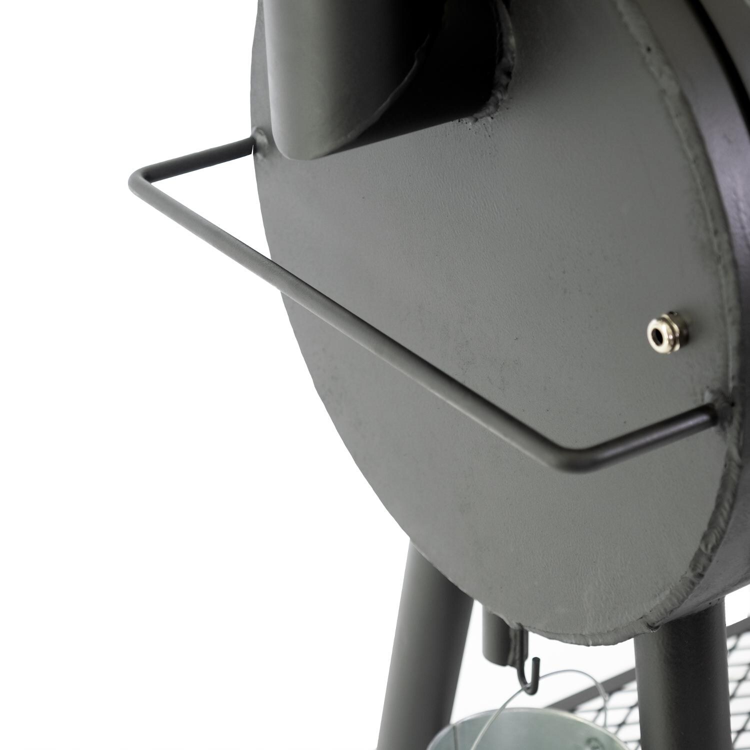 Texas Original Pits Luling 24x48x24 Single Lid Offset Smoker - 250-SL244824 - Handle thumbnail