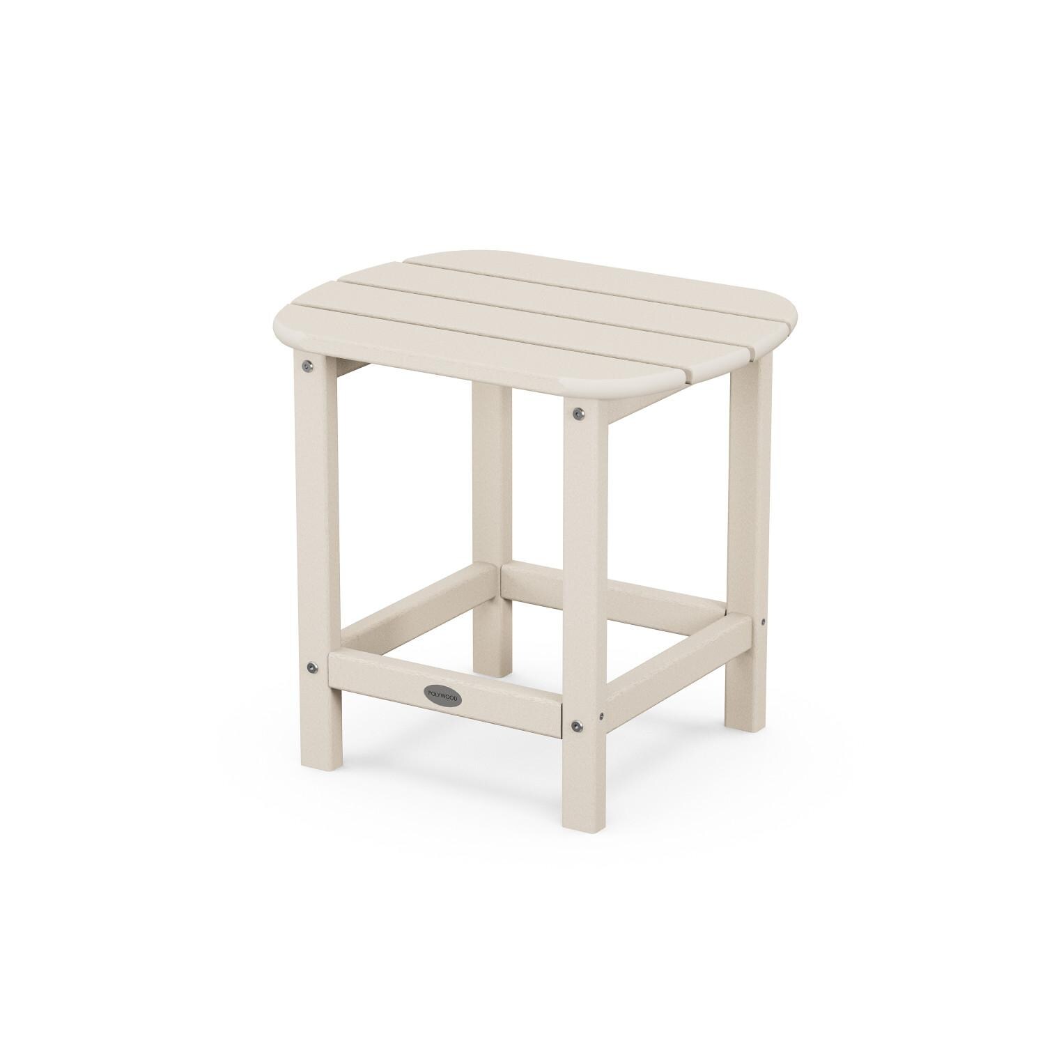 POLYWOOD PWS698-1-SA Nautical 3-Piece Adirondack Set - South Beach Side Table thumbnail