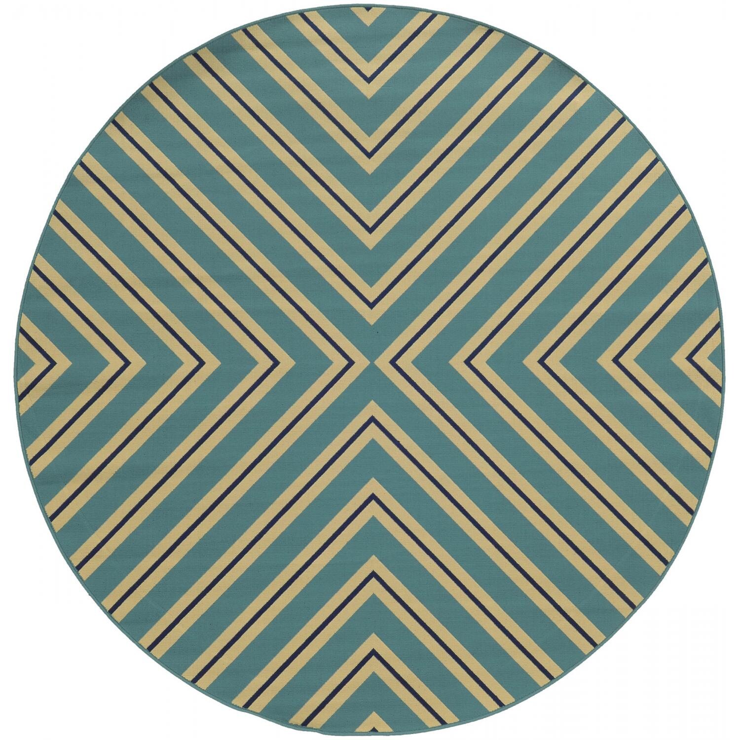 Oriental Weavers Riviera 8 X 8 Round Indoor/Outdoor Rug - 4589J thumbnail