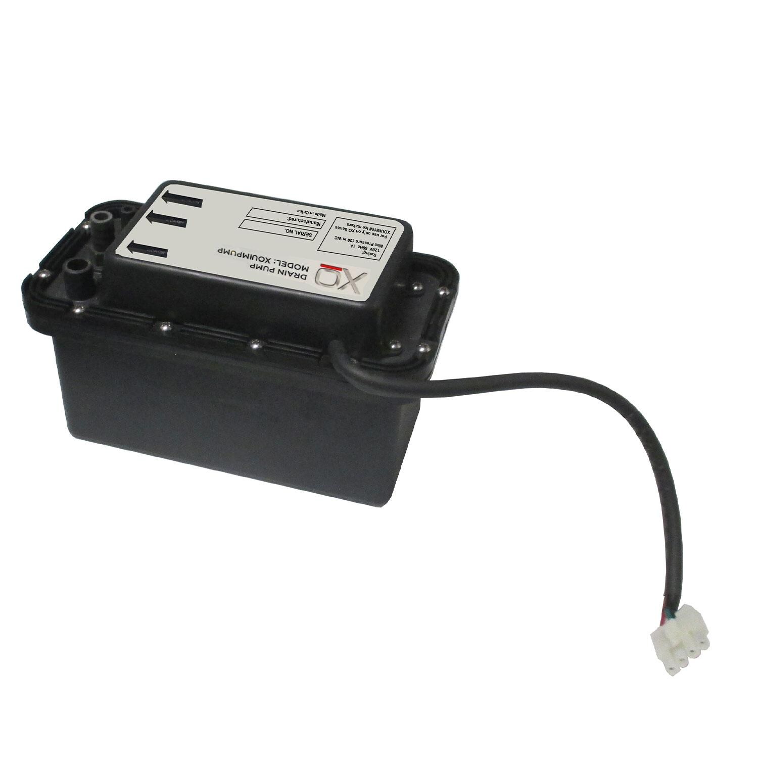 XO Appliance XOUIMPUMPB Automatic Drain Pump for XOUIM15 Series Ice Makers - White Background thumbnail