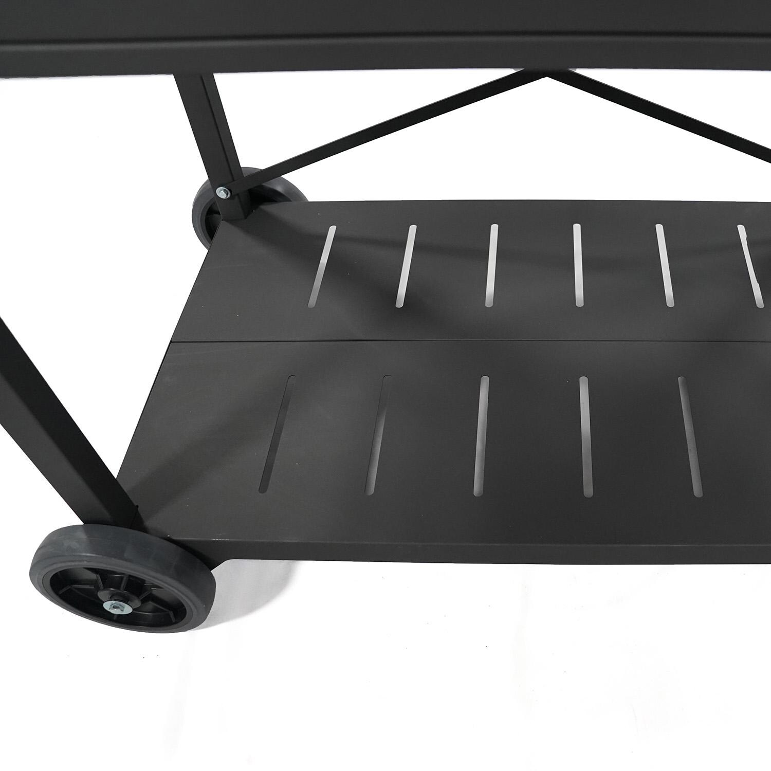 Nuke DELTA02 Delta 40-Inch Argentinian-Style Gaucho Grill - Cart Base & Casters - Detail thumbnail