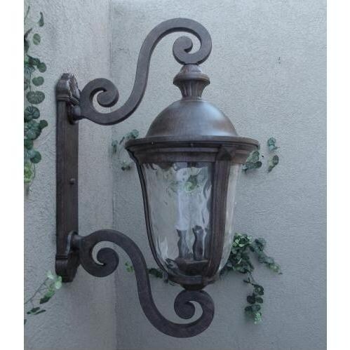 Gallery Series Lighting Pointe Grande Cast Aluminum Gas Light, Electric - Bronze
