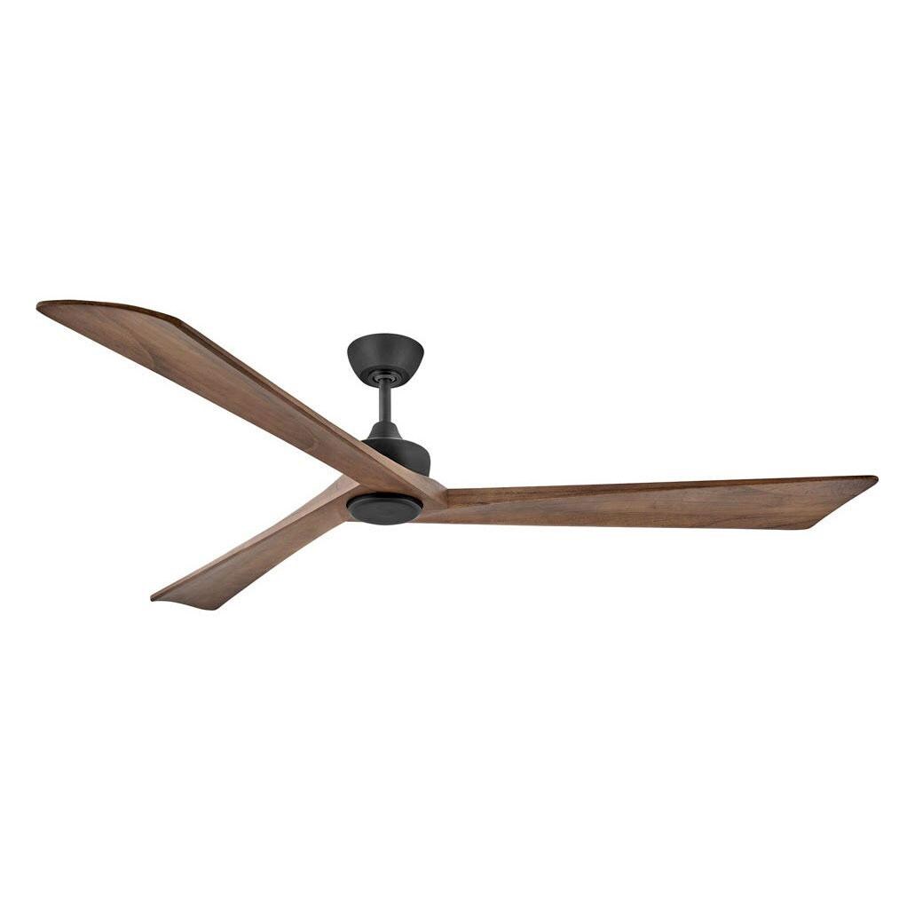 Hinkley Lighting 903680FMB-LDD Sculpt 80 Inch Ceiling Fan - Matte Black - Shown Without Light Kit Installed thumbnail