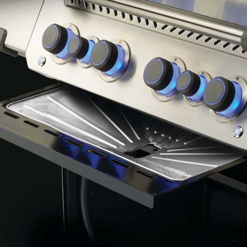 Napoleon  62070 Drip Pan Liners for P500V Models (3 pcs) - Installed - White Background thumbnail