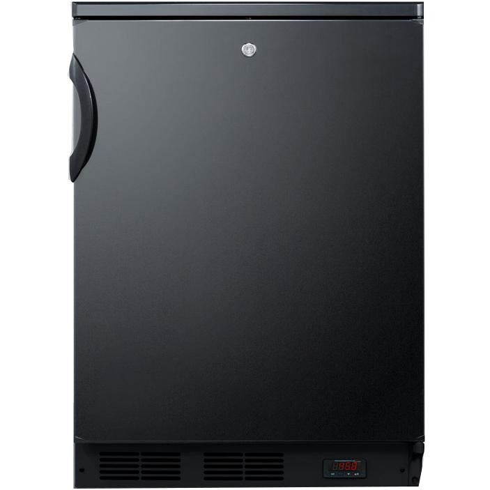 Summit 24-Inch 5.5 Cu. Ft. Commercial Rated Craft Beer Pub Cellar - Black - FF7LBLBIPUB