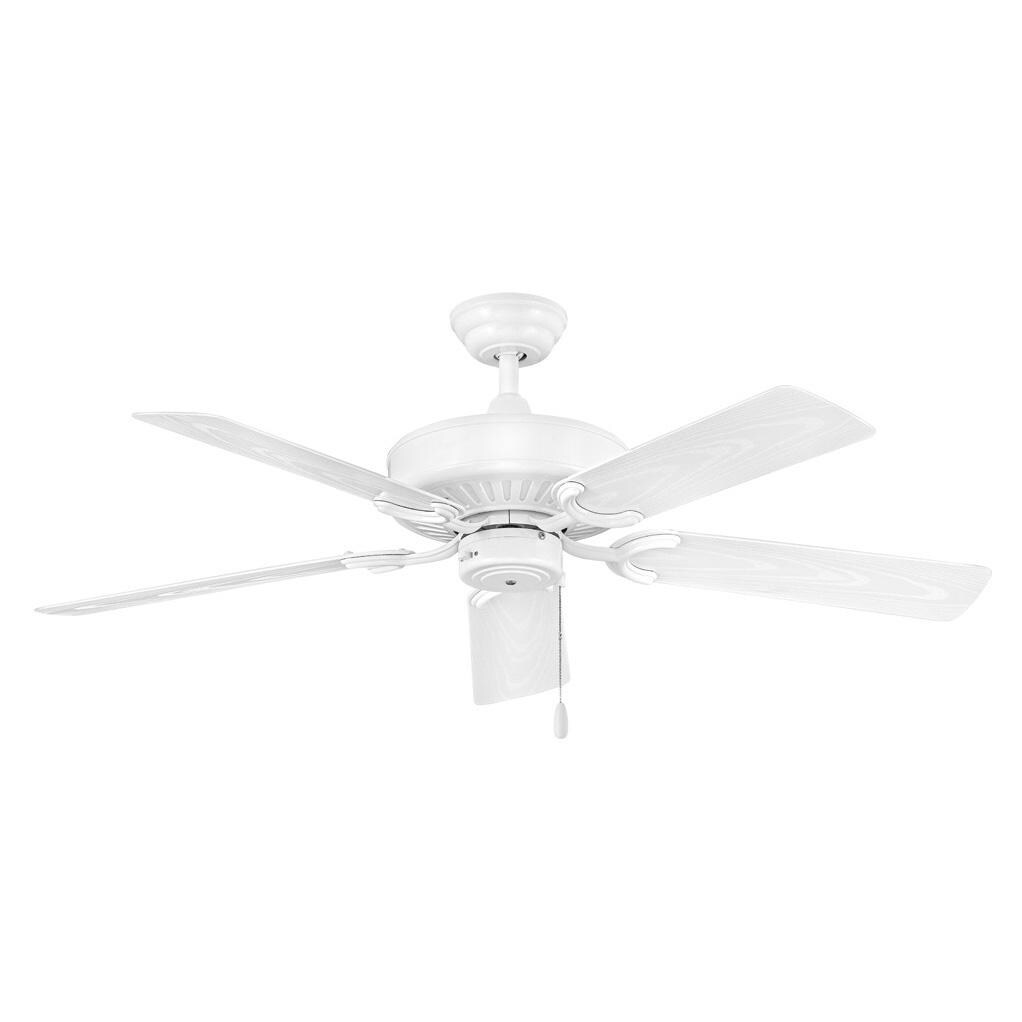 Hinkley Lighting Oasis 52-Inch Indoor / Outdoor Ceiling Fan - Appliance White - 901652FAW-NWA