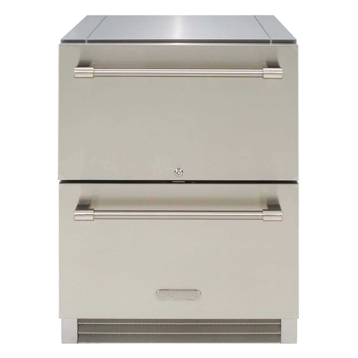 Alfresco PolarCore 24-in 5.67 Cu. Ft.  Outdoor 2 Drawer Refrigerator - AR-24D