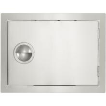 BBQGuys.com Portofino Series 24-Inch Stainless Steel Right-Hinged Single Access Door - Horizontal image