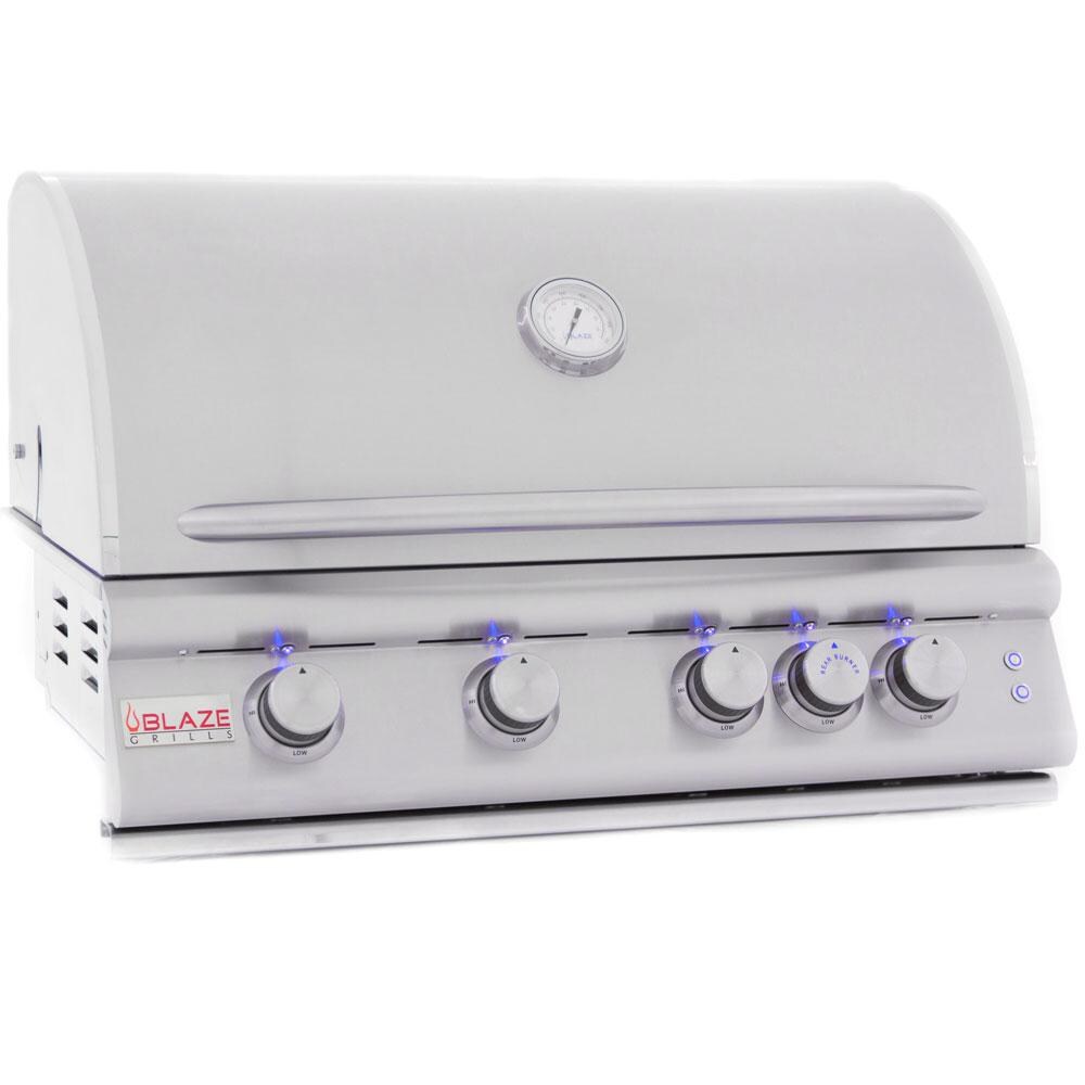 Blaze Blue LED Set for 4PRO and 4LTE - LEDs shown on closed grill