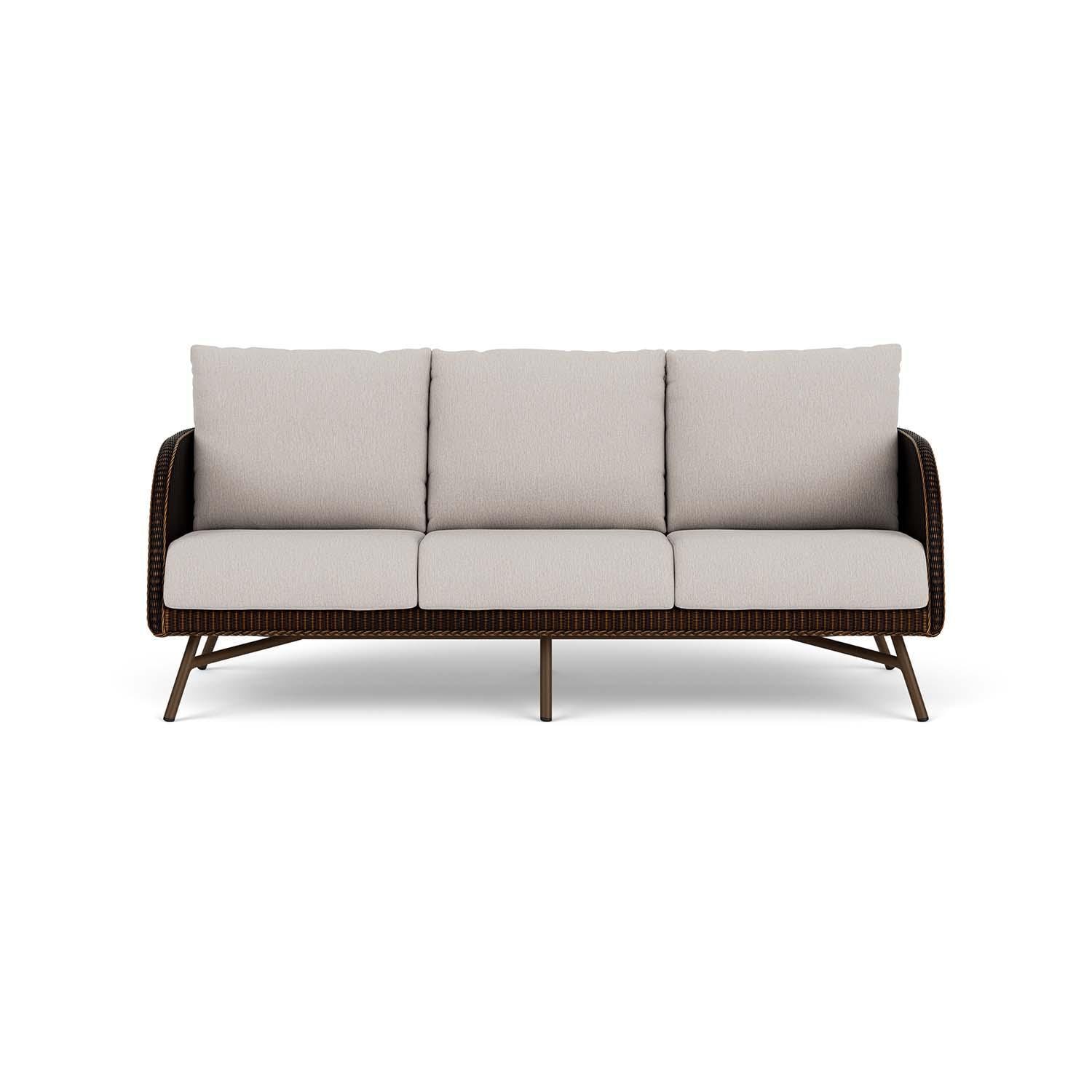 Essence Lloyd Loom Sofa in Mink/Remy Cloud by Lloyd Flanders