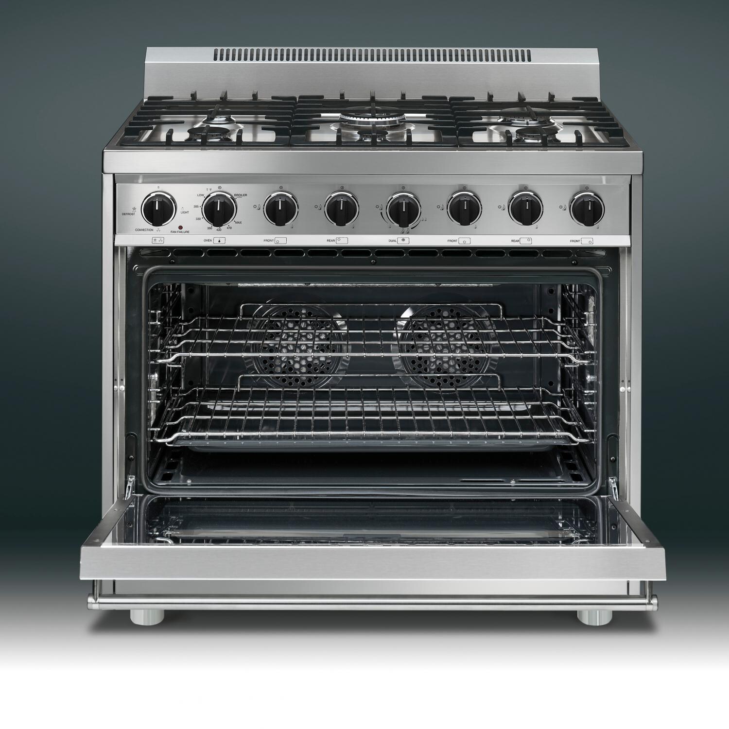 SMEG Classic 36-Inch 6-Burner Stainless Steel Gas Range Interior Racks - C36GGXU thumbnail