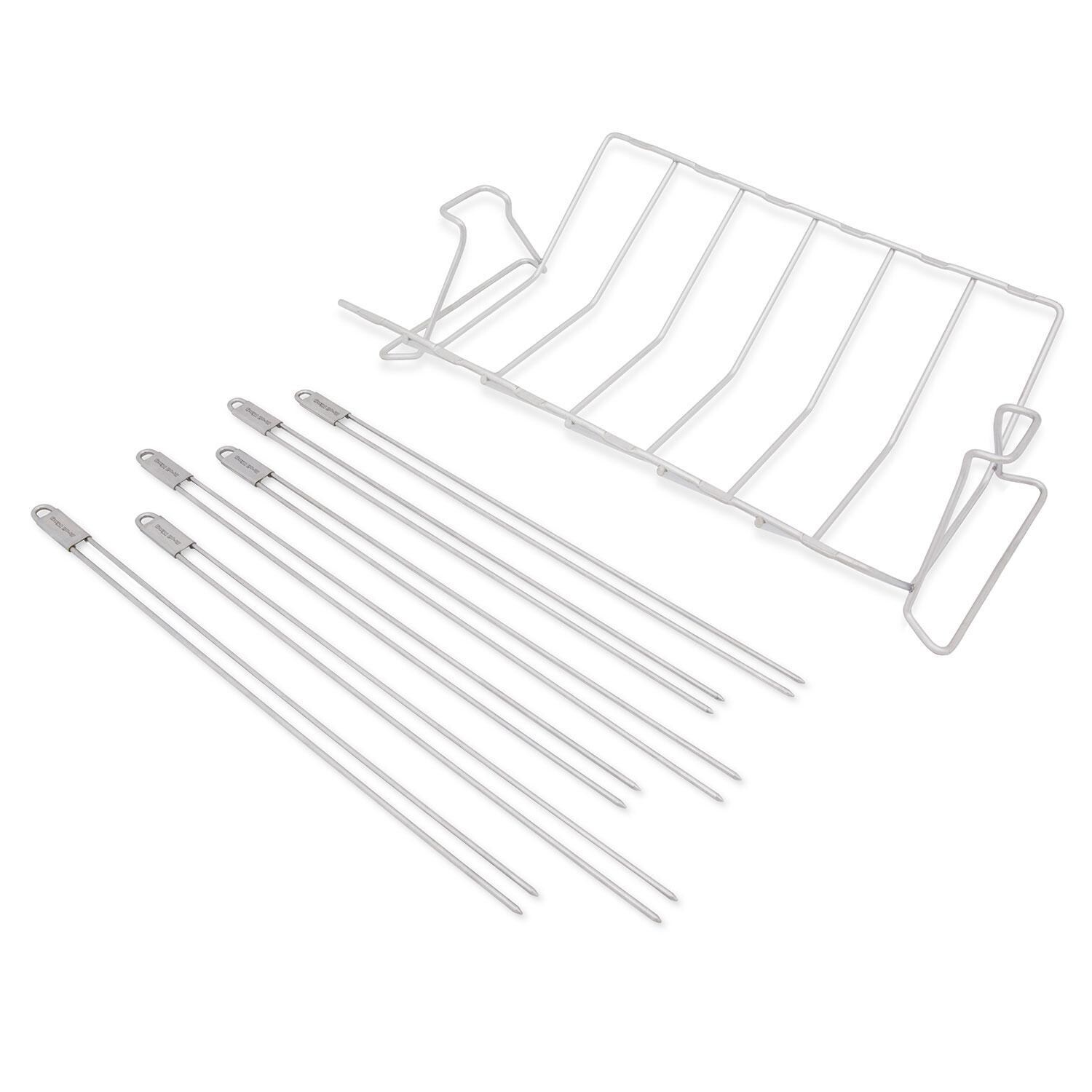 Broil King 64233 Multi Rack Skewer Kit - Display - White Background thumbnail