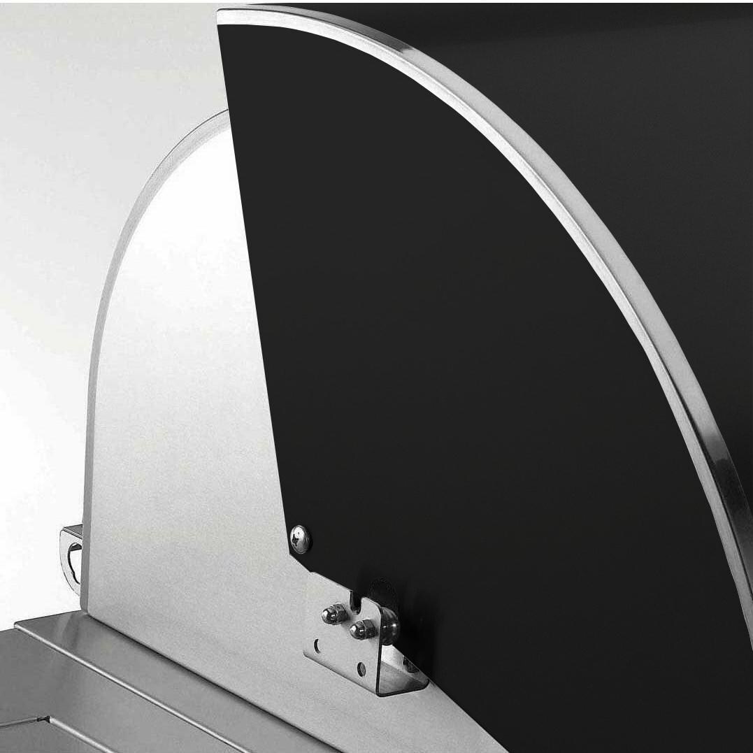 Fire Magic - H790I-8E1N-W - Echelon Black Diamond 36-Inch Built-In Natural Gas Grill W/ Magic View Window & Rotisserie - 90 Degree Double Walled Hood thumbnail