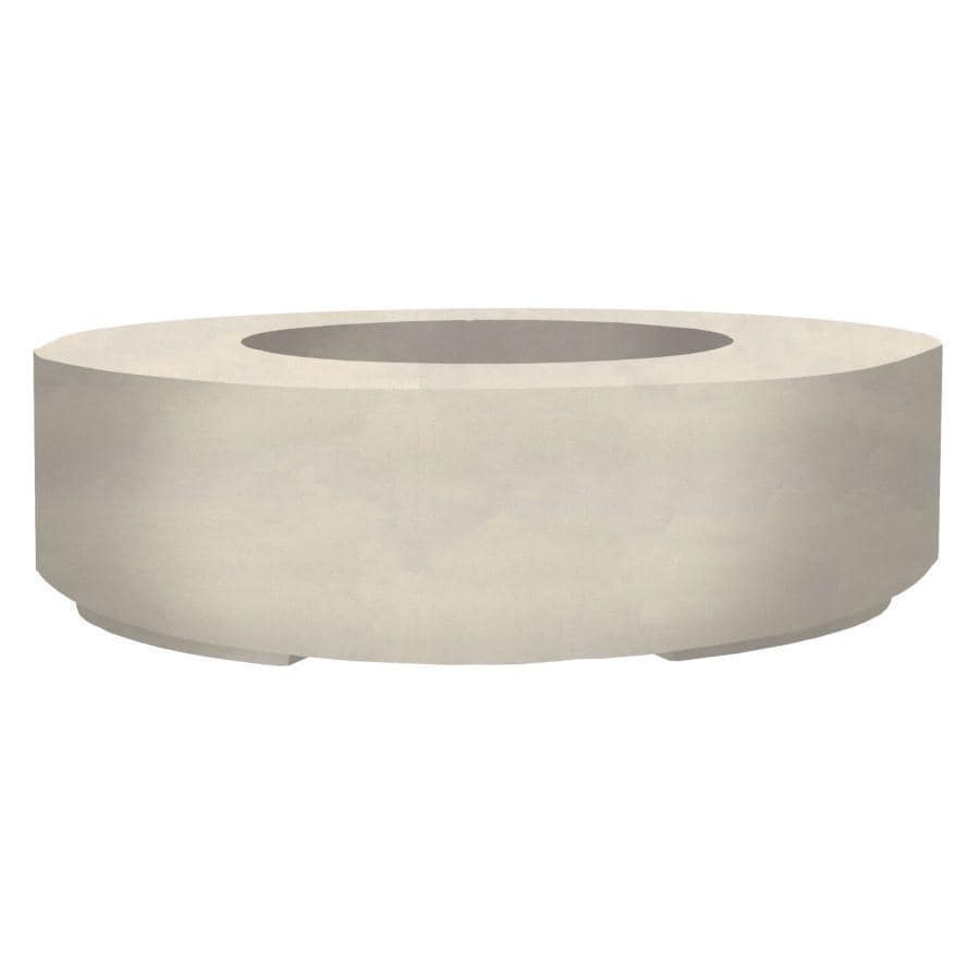 Rotondo 80-in Round GFRC Natural Gas Fire Pit in Coastal by Prism Hardscapes