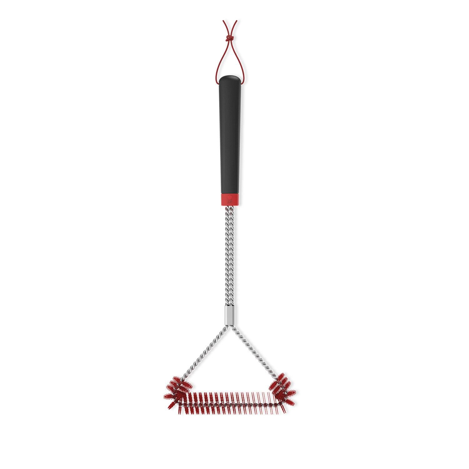 Weber 3400714 18-in Cold Clean Grill Brush - Front View - White Background thumbnail