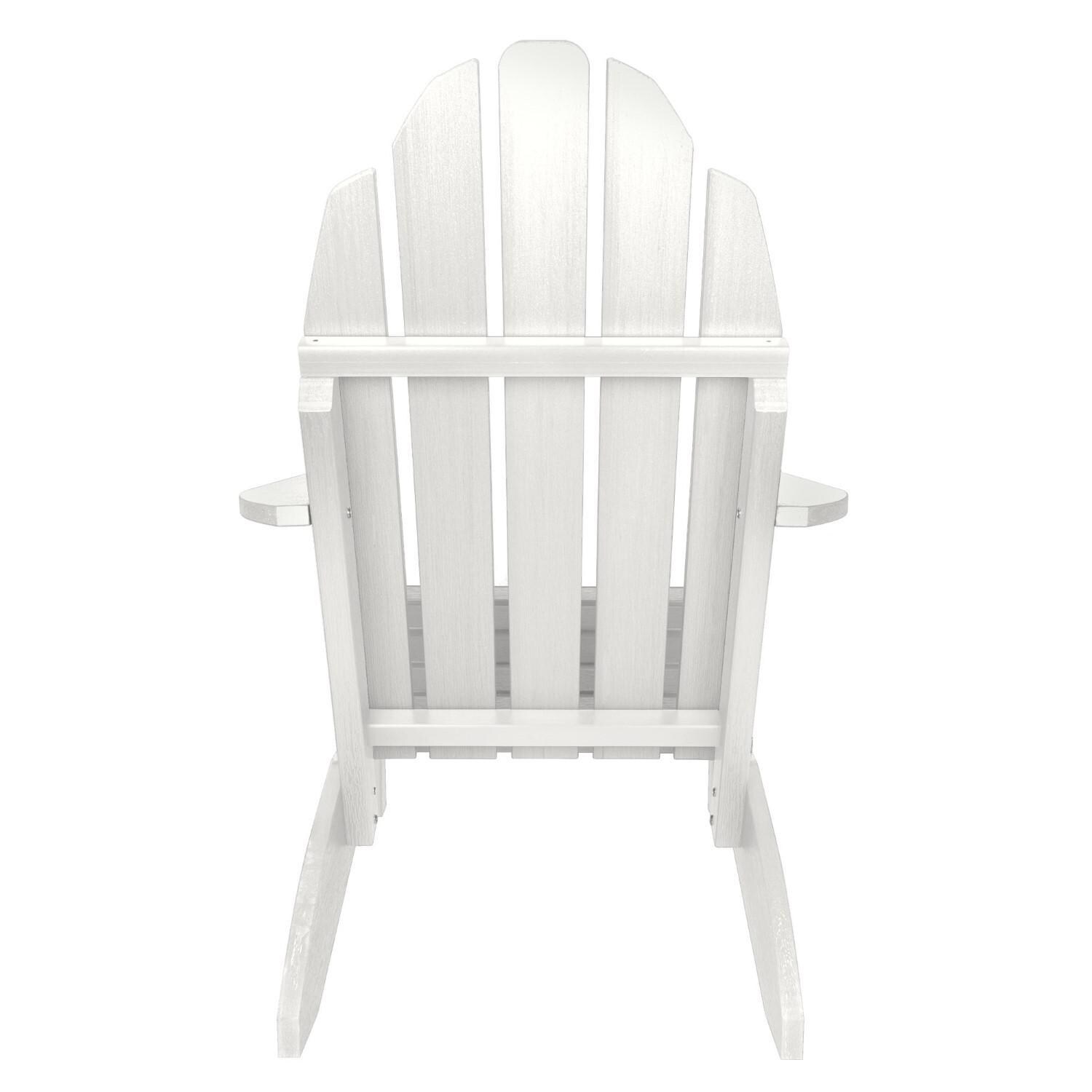 Lakeview The Charmville Adirondack Chair - White - Back thumbnail