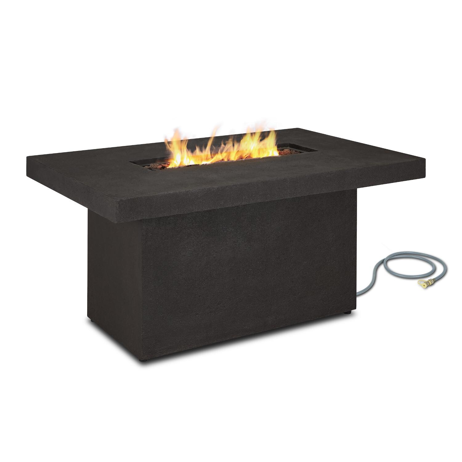 Real Flame Ventura 49Inch Rectangular Propane Gas Fire Table W/ NG