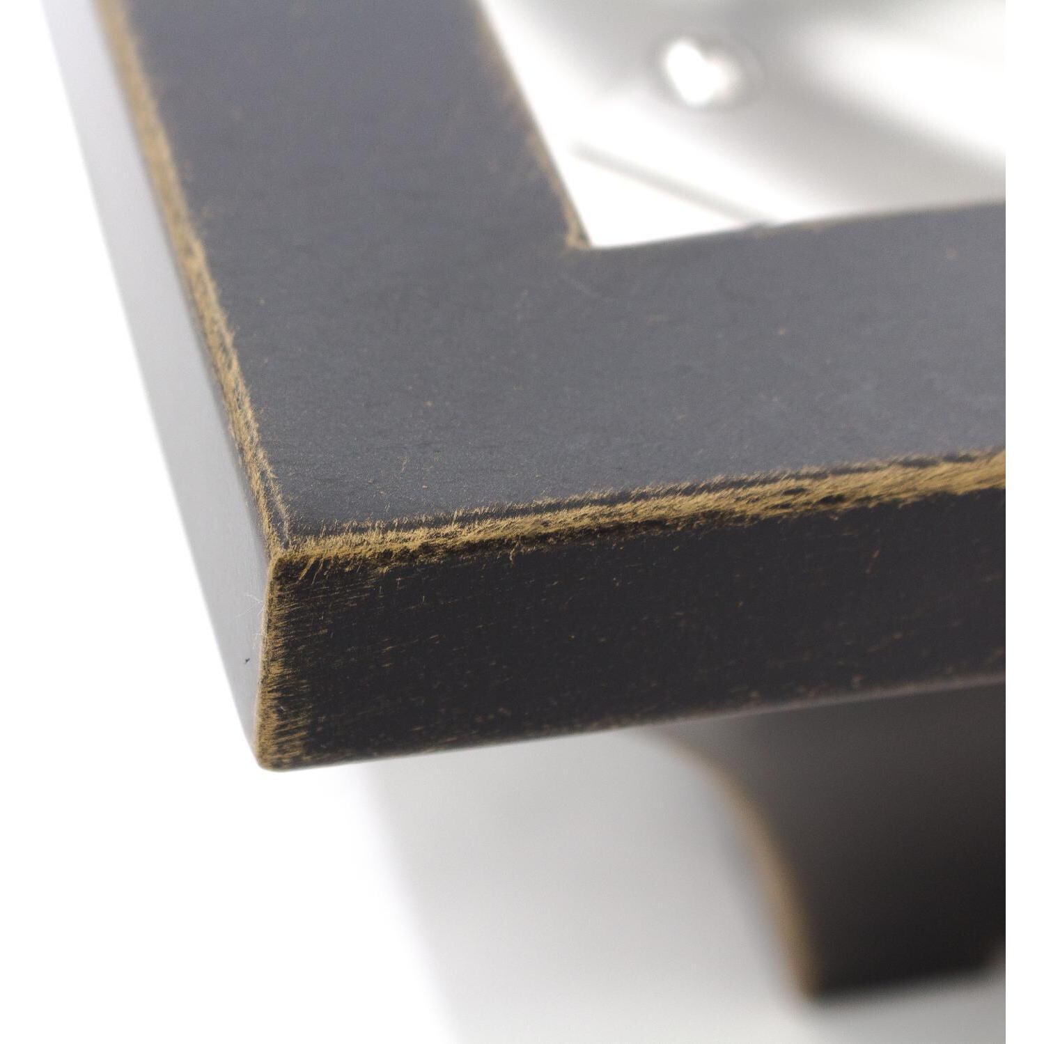 BBQGuys Signature Series Lavelle 18-Inch Square High-Rise Natural Gas Fire Bowl - Oil Rubbed Bronze - Finish Detail thumbnail