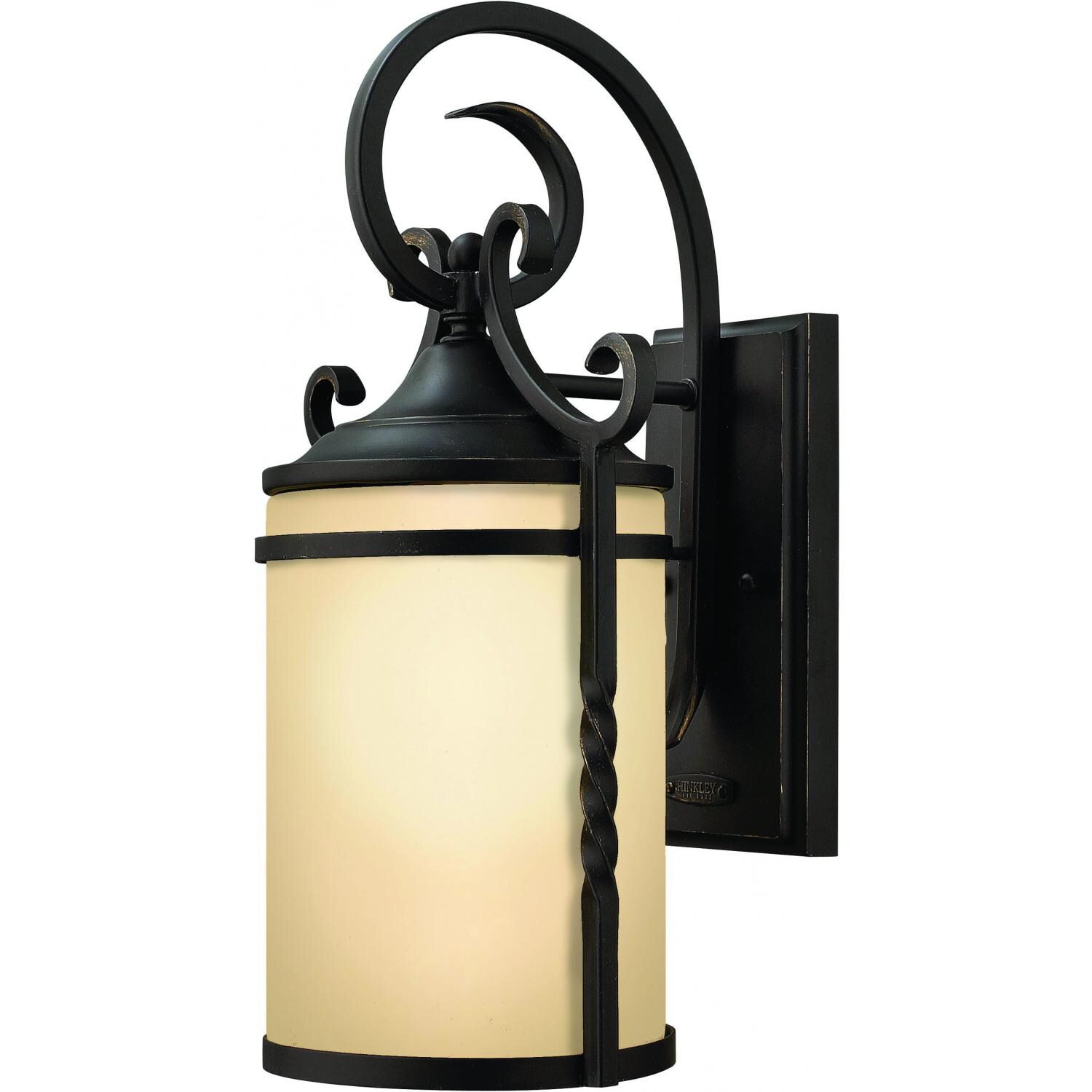 Hinkley Lighting Casa One Light 13-Inch Outdoor Wall Light - Olde Black - 1140OL