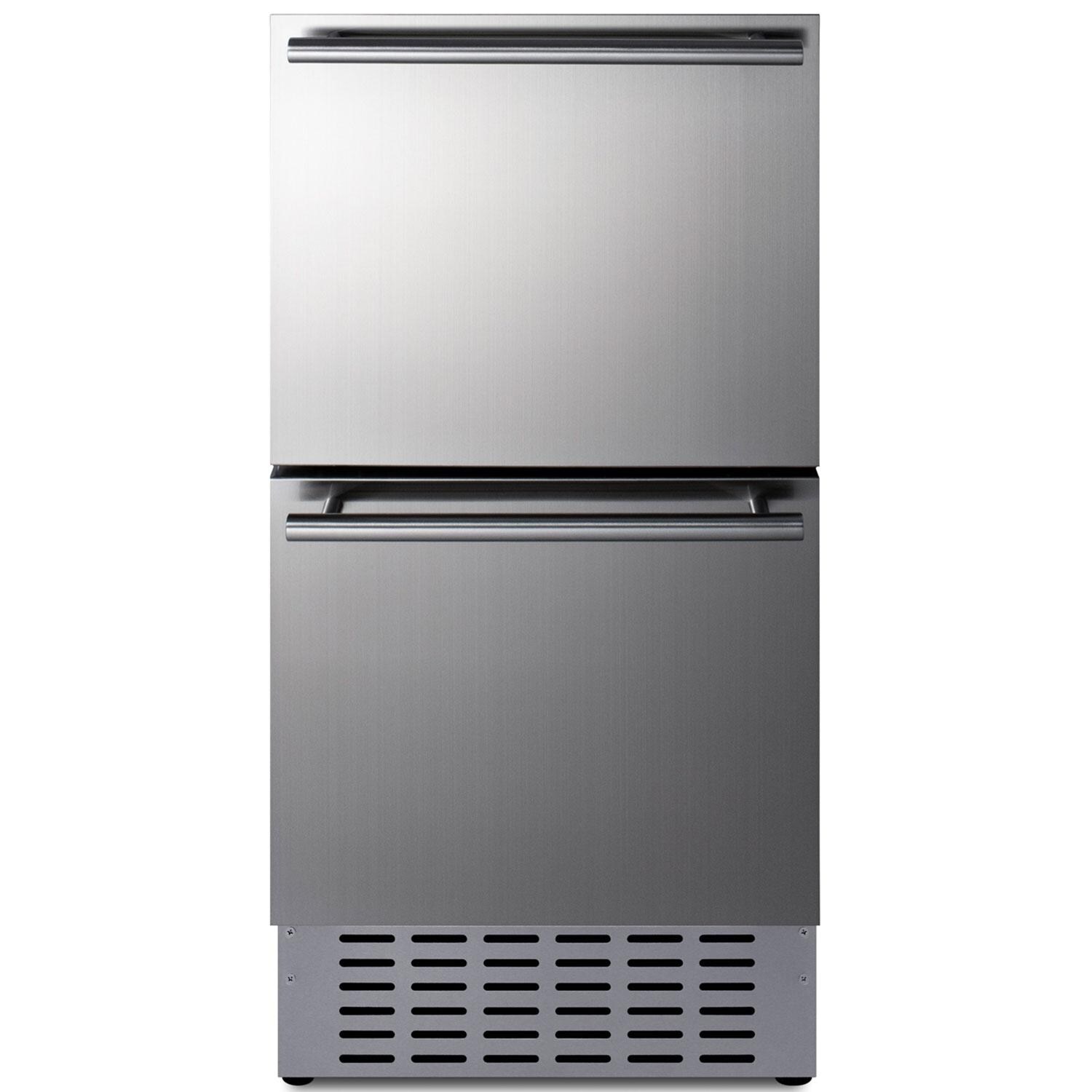 Summit SPR182DOSH34 18-Inch 2-Drawer Refrigerator - Front View thumbnail