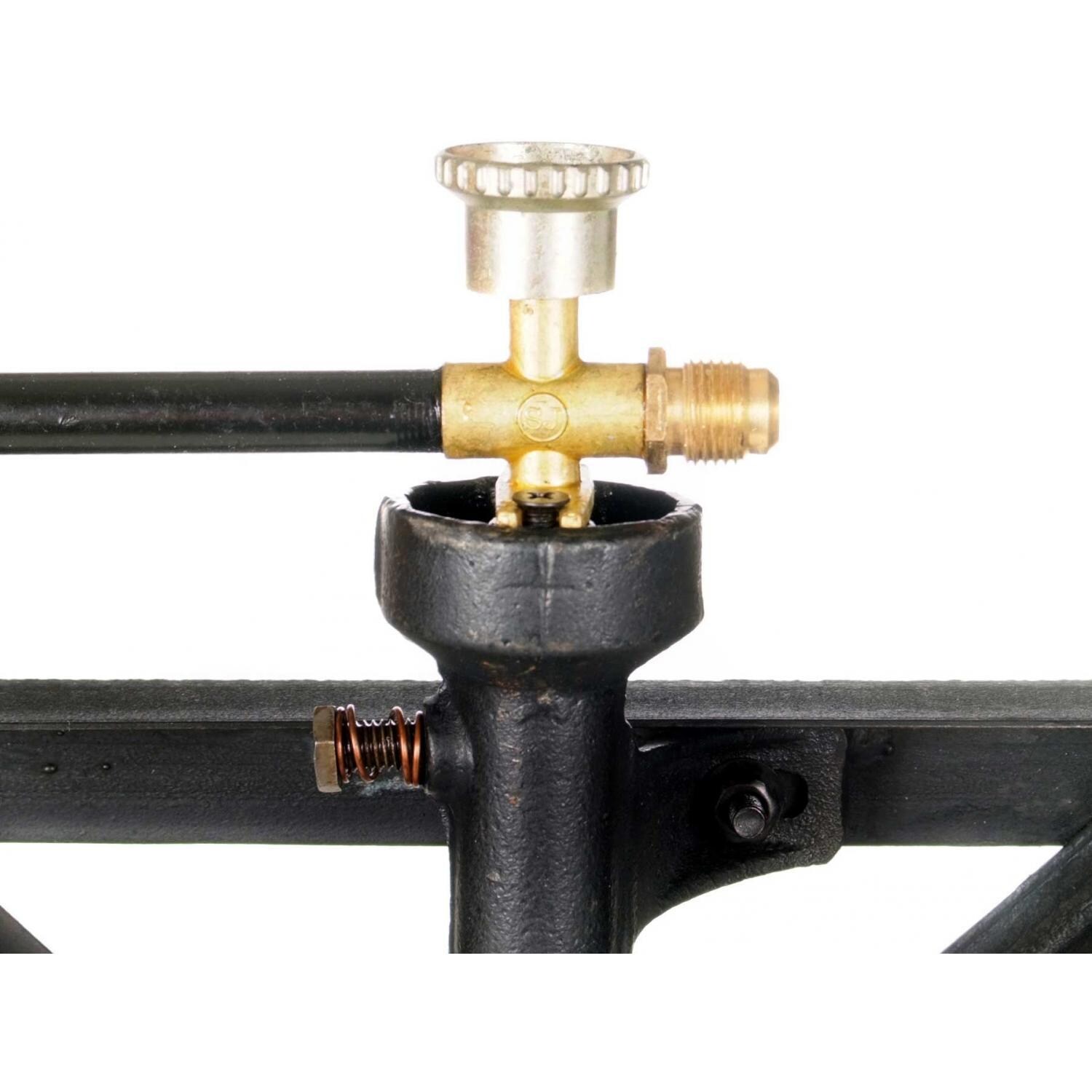 Cajun Cookware 2-Burner Low Pressure Propane Gas Burner & Stove - Close Up 2 thumbnail