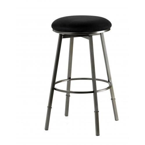 Hillsdale Sanders Adjustable Backless Bar Stool - Pewter