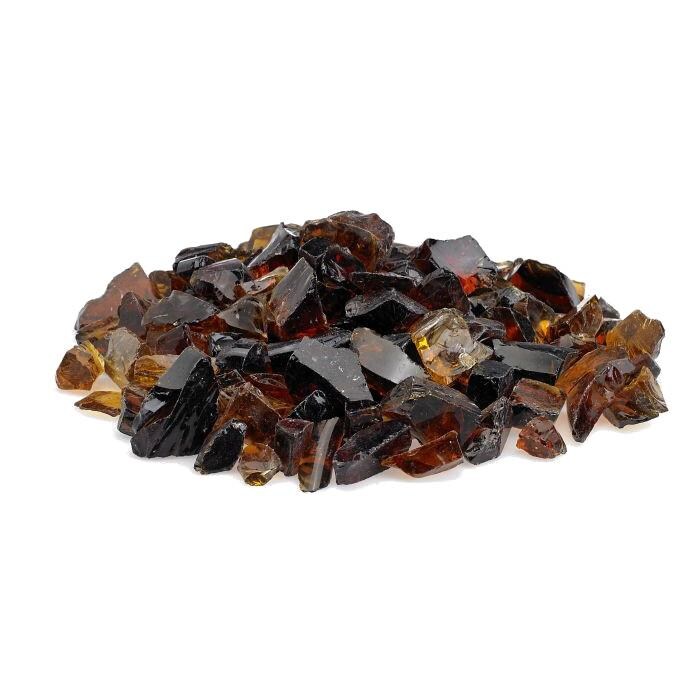 BBQGuys Signature CG-AUBURN-M-10 1/2-Inch to 1-Inch Auburn Fire Pit Glass - Glass Pile thumbnail