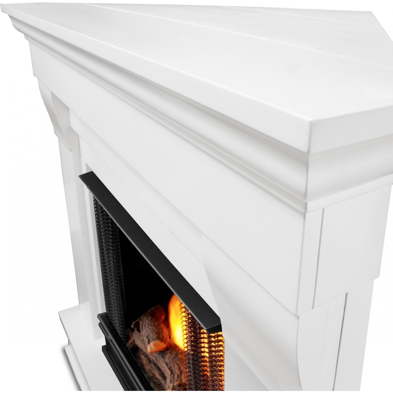 Real Flame Chateau 40-Inch Corner Gel Fireplace - Wood Detailing thumbnail