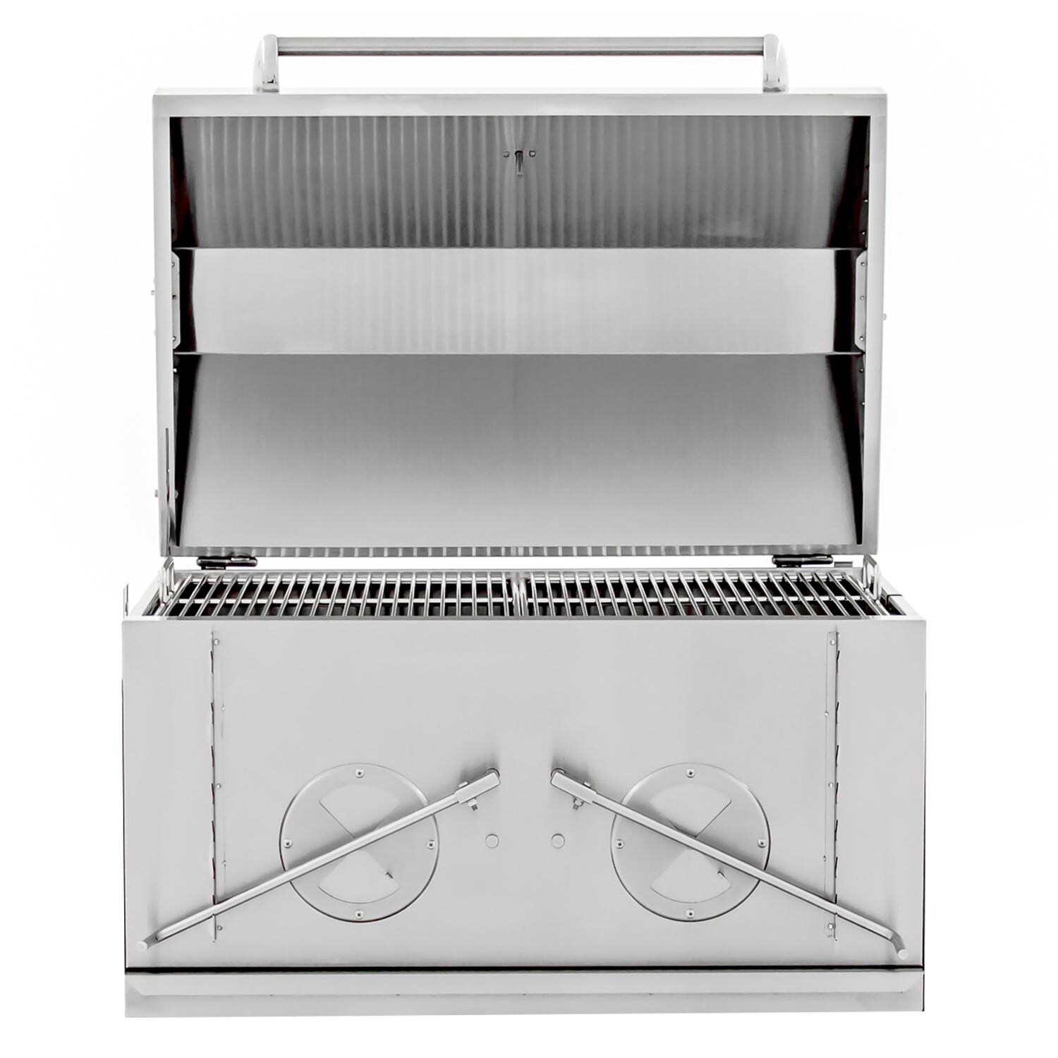 Cajun Grill Preaux 36Inch BuiltIn Stainless Steel Charcoal Grill