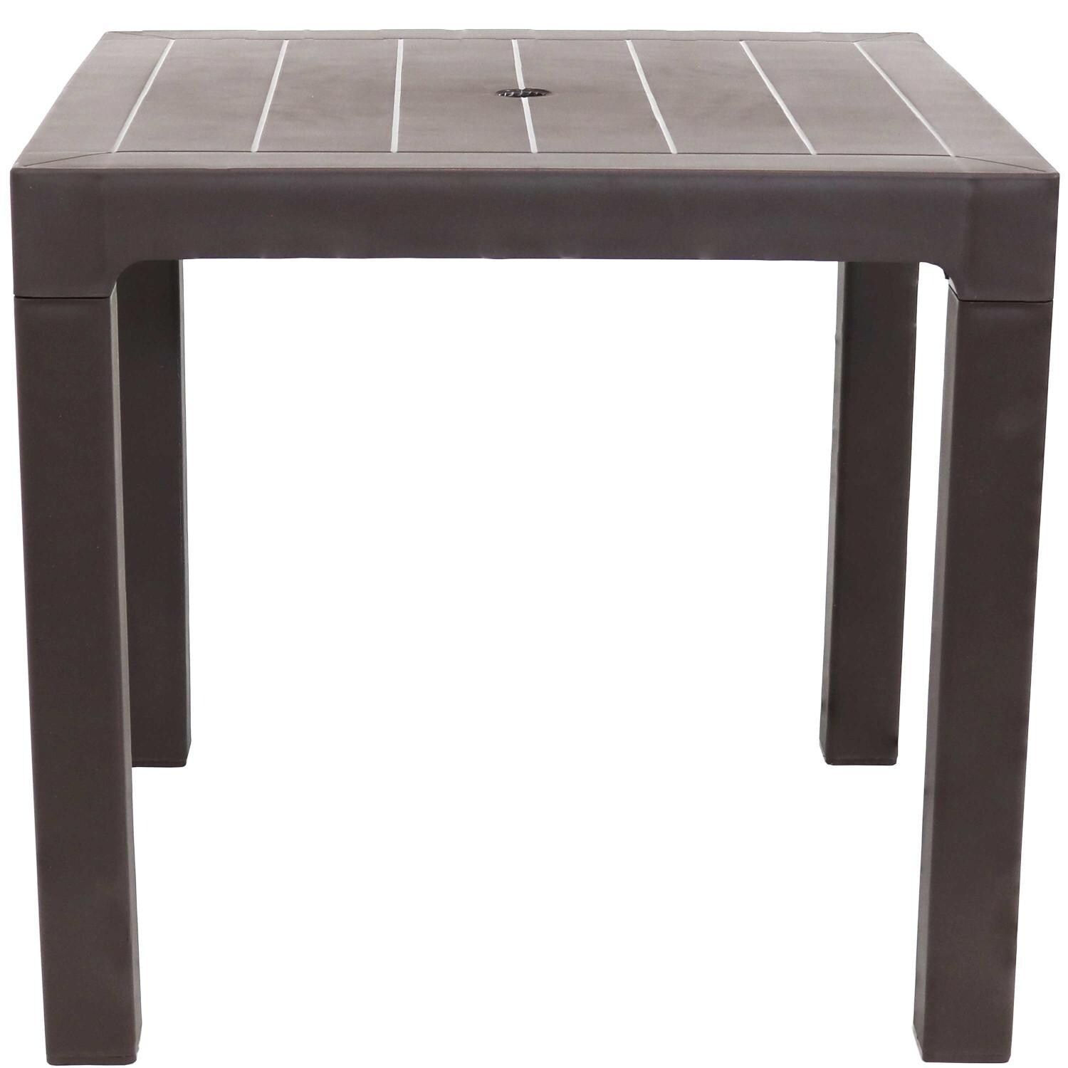 Ultimate Patio 31-Inch Square Outdoor Patio Dining Table - Front View thumbnail