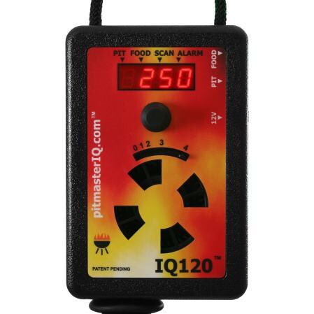 Pitmaster IQ120 BBQ Temperature Regulator Kit - Front View of Controller thumbnail