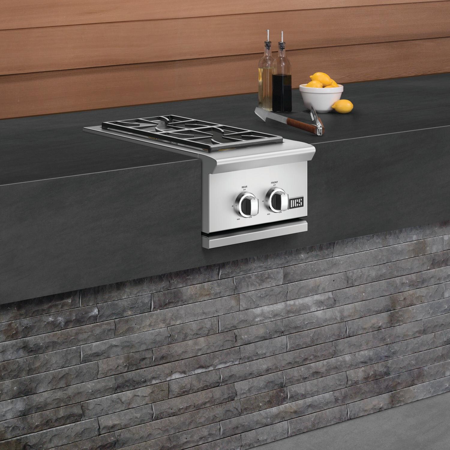 DCS SBE1-142-N Series 9 14-Inch Built-In Natural Gas Double Side Burner - Lifestyle View thumbnail
