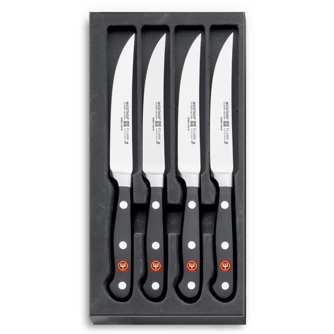 Wusthof Classic 4Piece Steak Knife Set 9731 BBQGuys