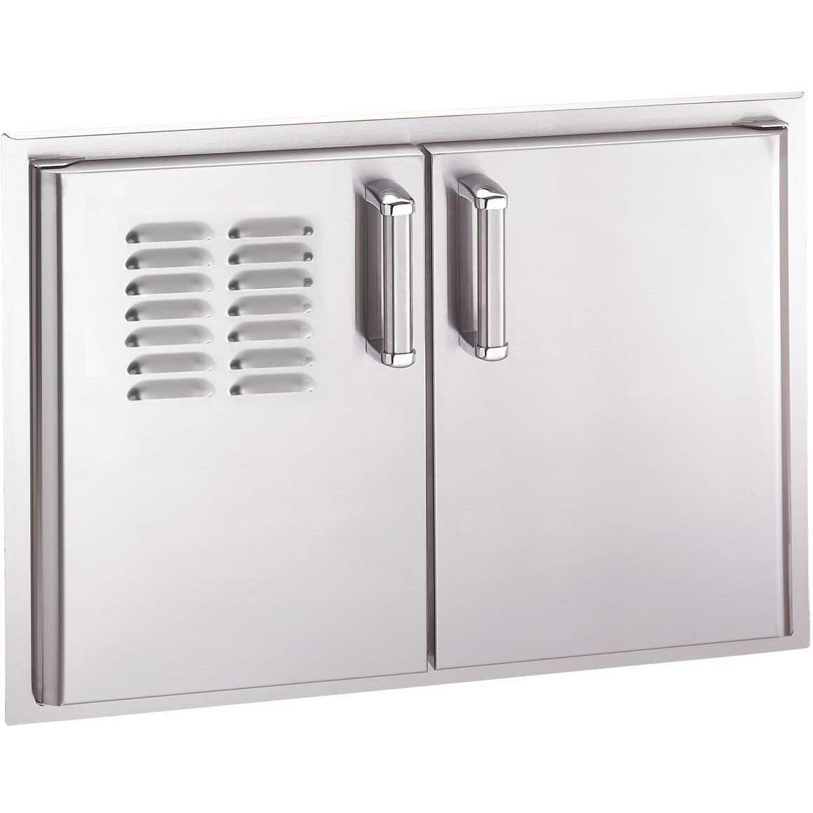 Fire Magic Premium 30Inch Double Access Door With Drawers And Propane Tank Storage 43930S12T