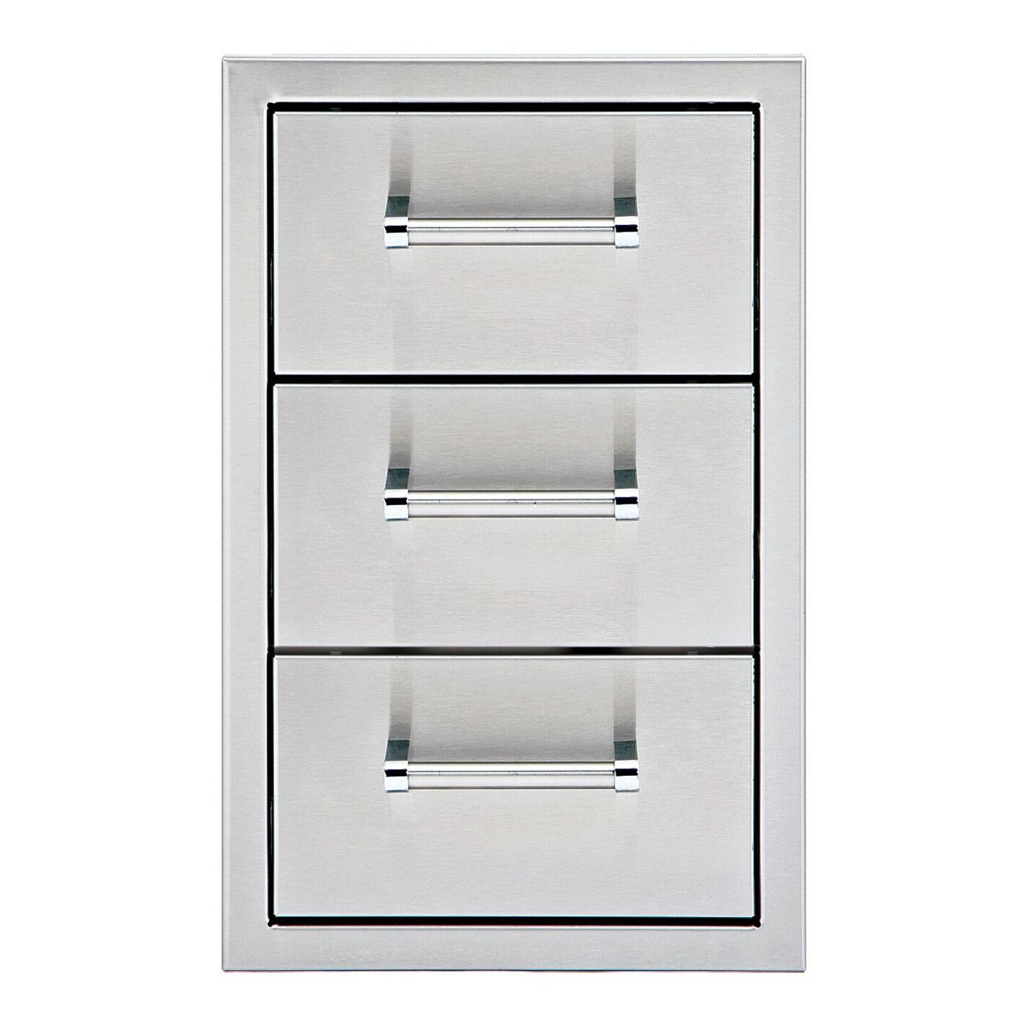 Delta Heat 13-Inch Stainless Steel Triple Access Drawer - DHSD133-B thumbnail
