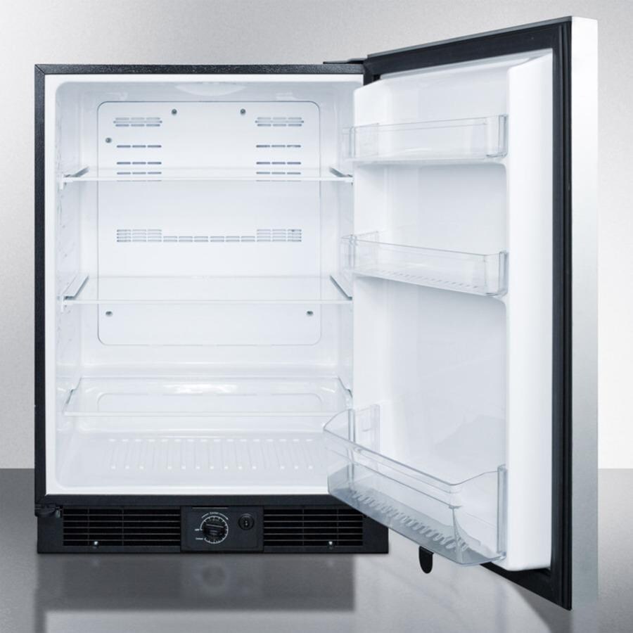 Summit 24-Inch 5.7 Cu. Ft. Freestanding Compact Refrigerator - Open View thumbnail