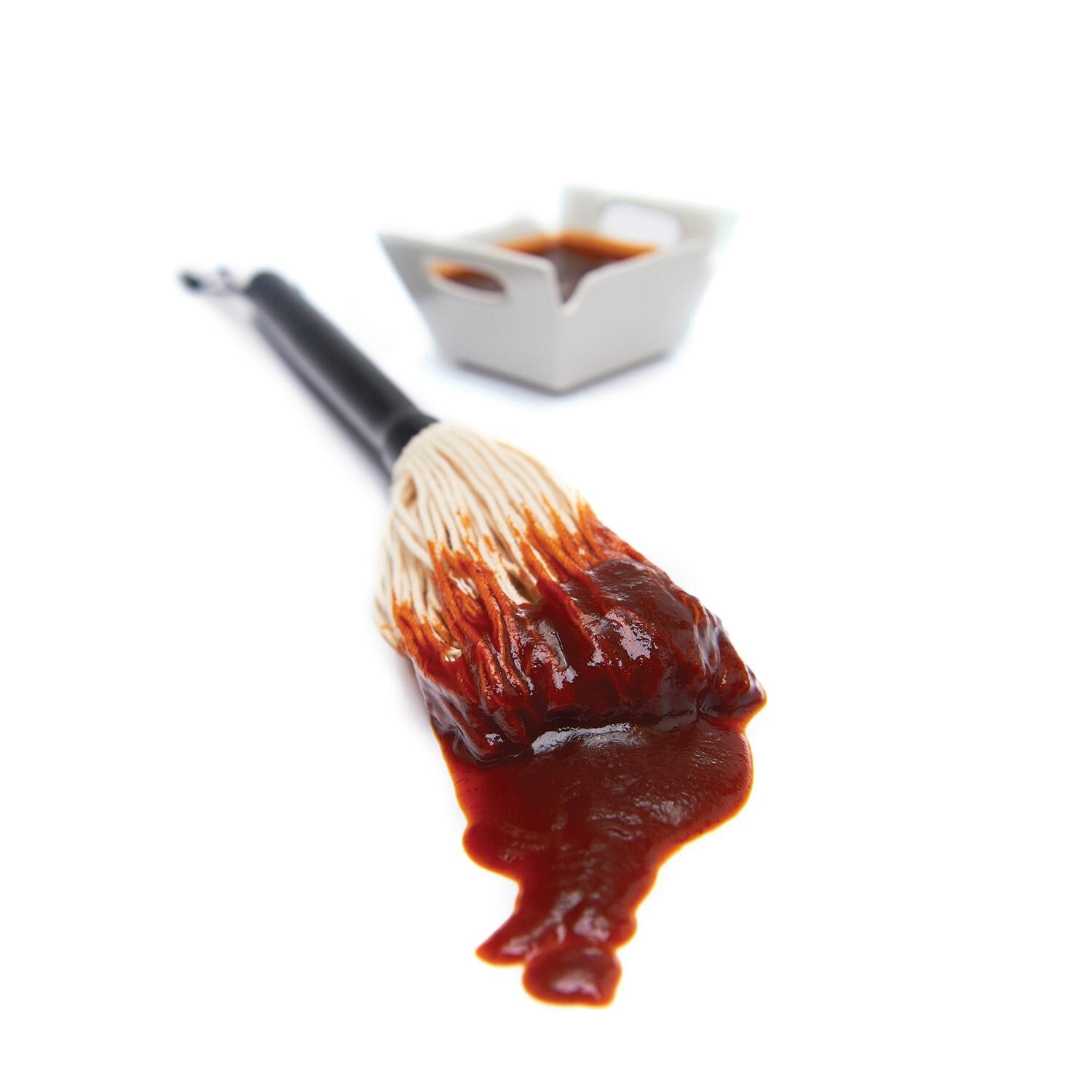 GrillPro Cotton Deluxe Basting Mop - 42055 - With Sauce - White Background thumbnail