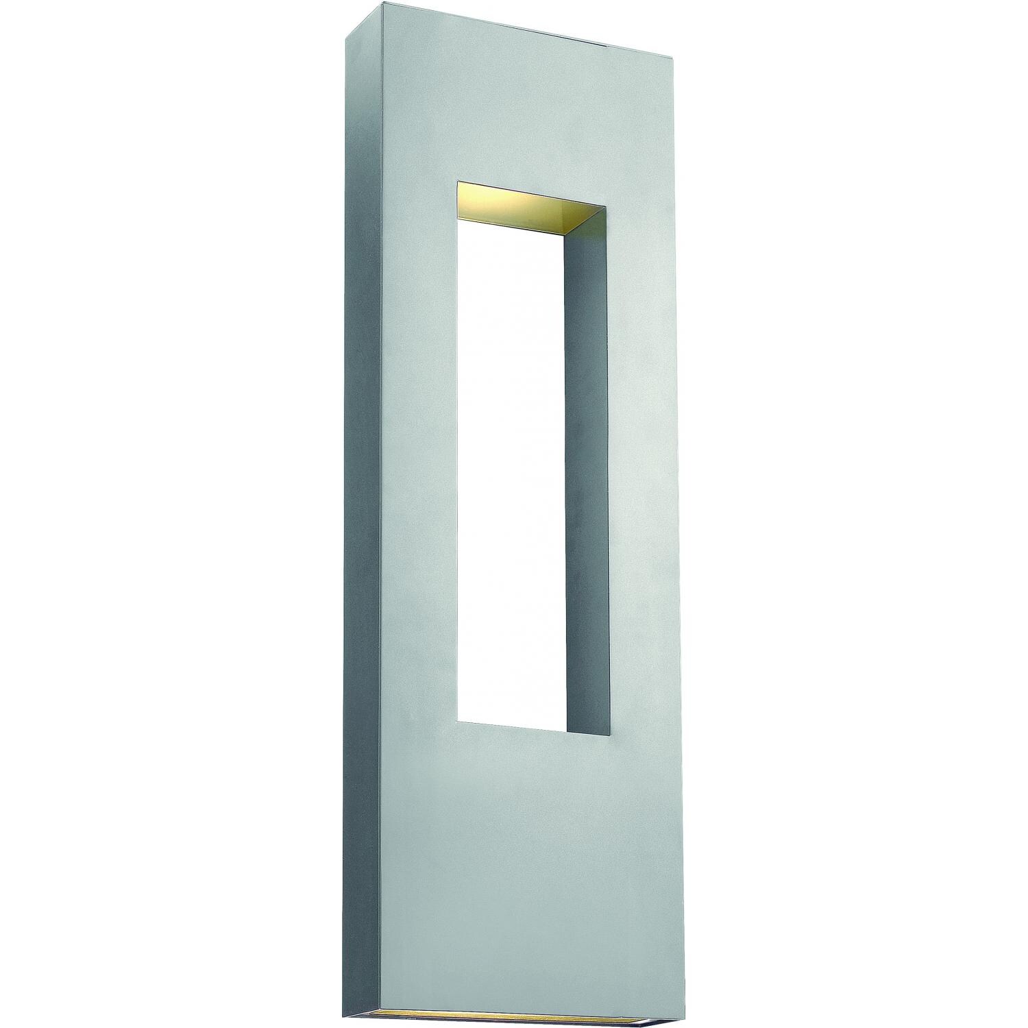 Hinkley Lighting Atlantis Three Light 36-Inch LED Outdoor Wall Light - Titanium - 1639TT-LED