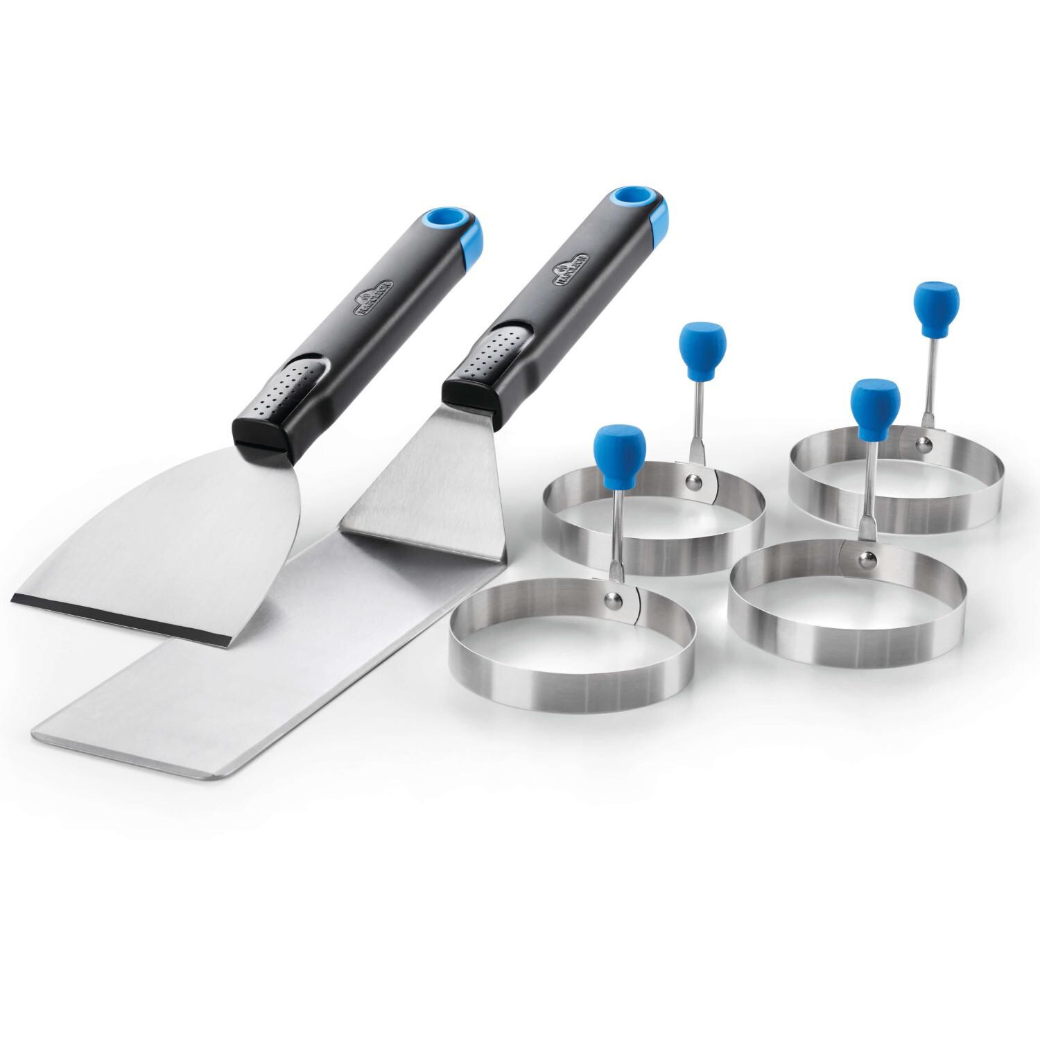 Napoleon Breakfast Tool Set w/ 4 Egg Rings - 70055