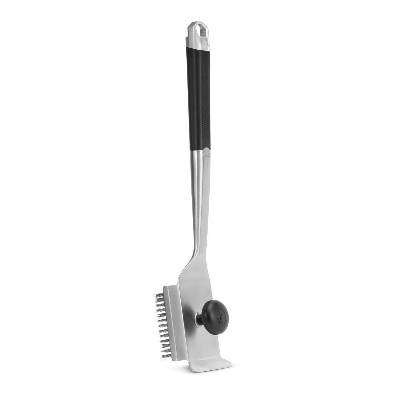 Napoleon GABR007 Premium Stainless Steel Grill Brush - Angled Right - White Background thumbnail