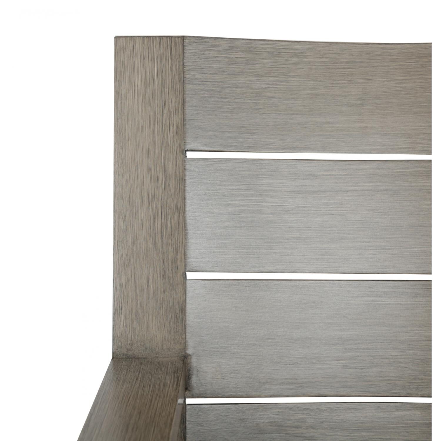 Sunset West - 3501-21SR-5492 - Laguna Aluminum Patio Swivel Rocker Club Chair W/ Sunbrella Canvas Flax Cushions - Back Detail thumbnail